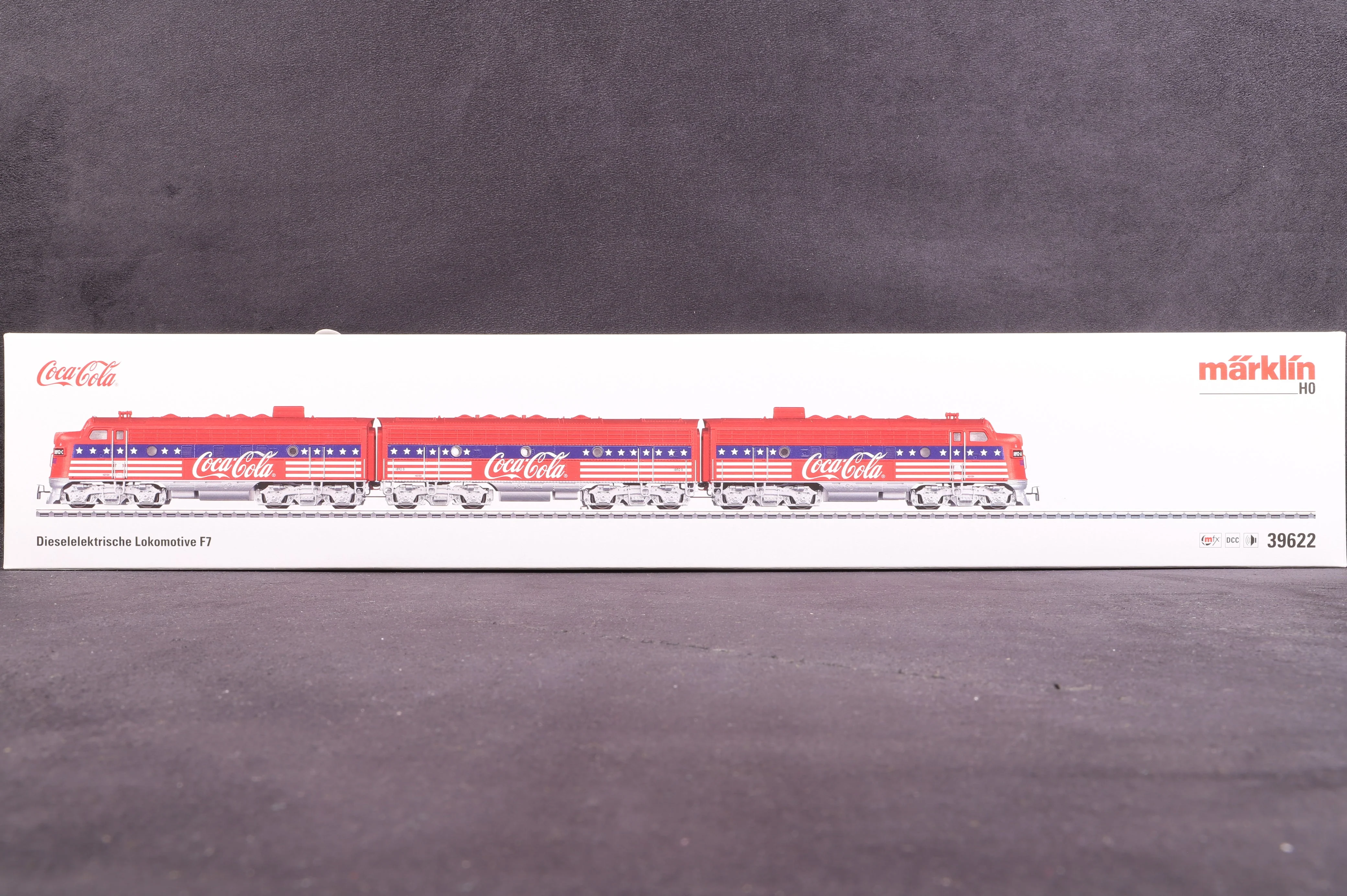 Marklin HO 39622 F7 Diesel Electric Locomotive, 3-Rail, MFX Sound