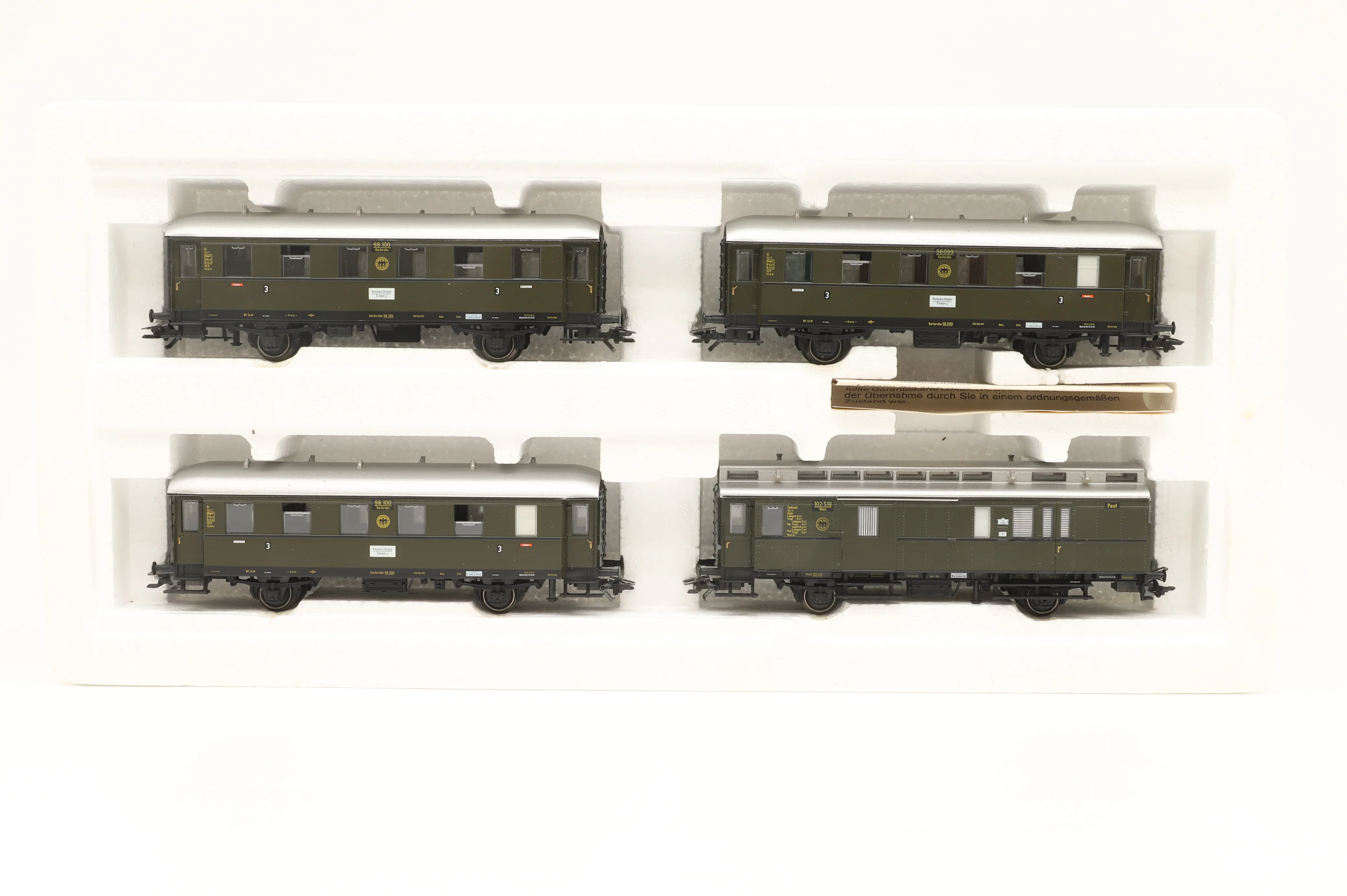 Marklin HO 42353 4 Coach DRG Set - Image 2