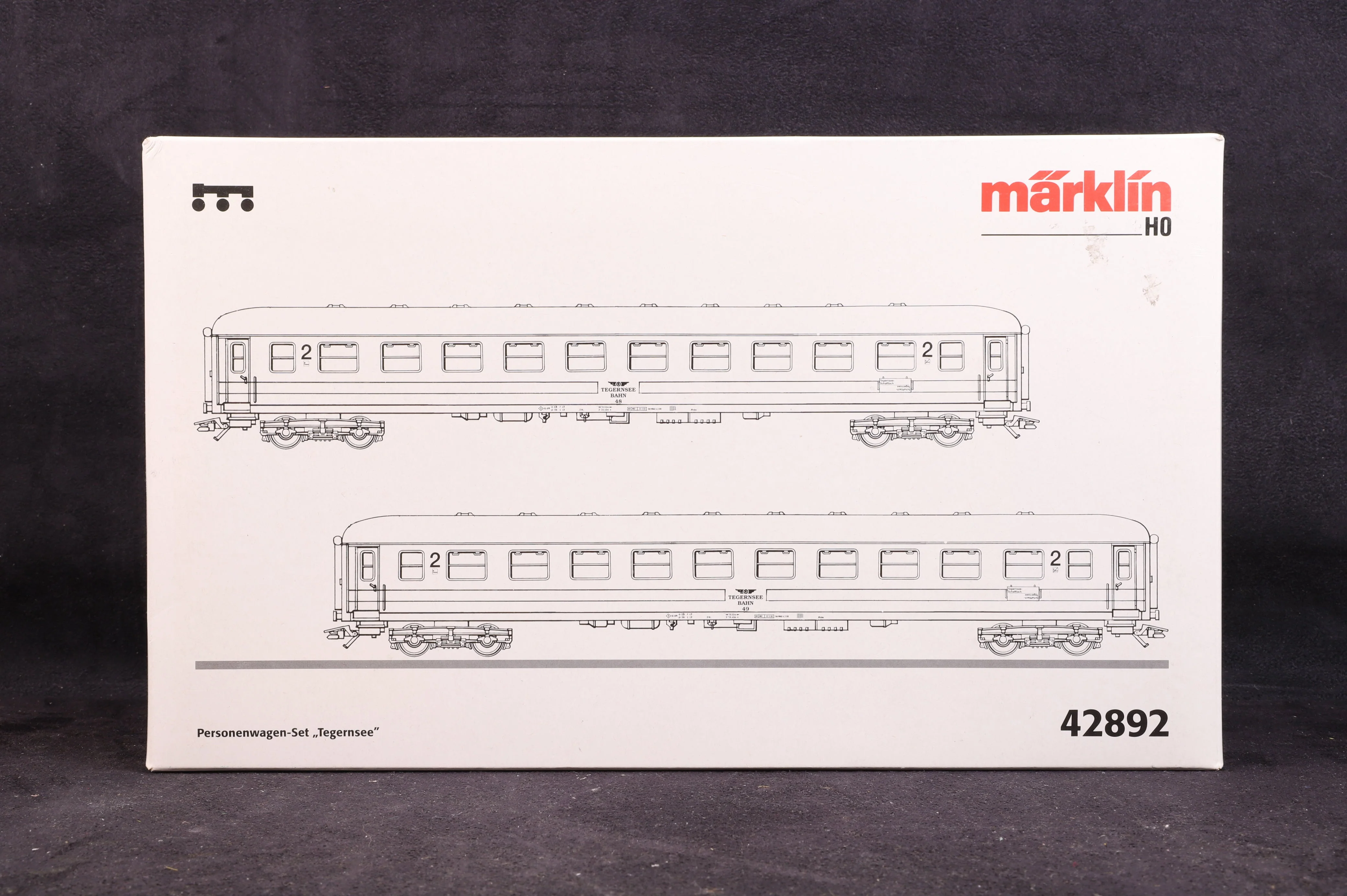 Marklin HO 42892 'Tegernsee' Passenger Car Set, 3-Rail - Image 2