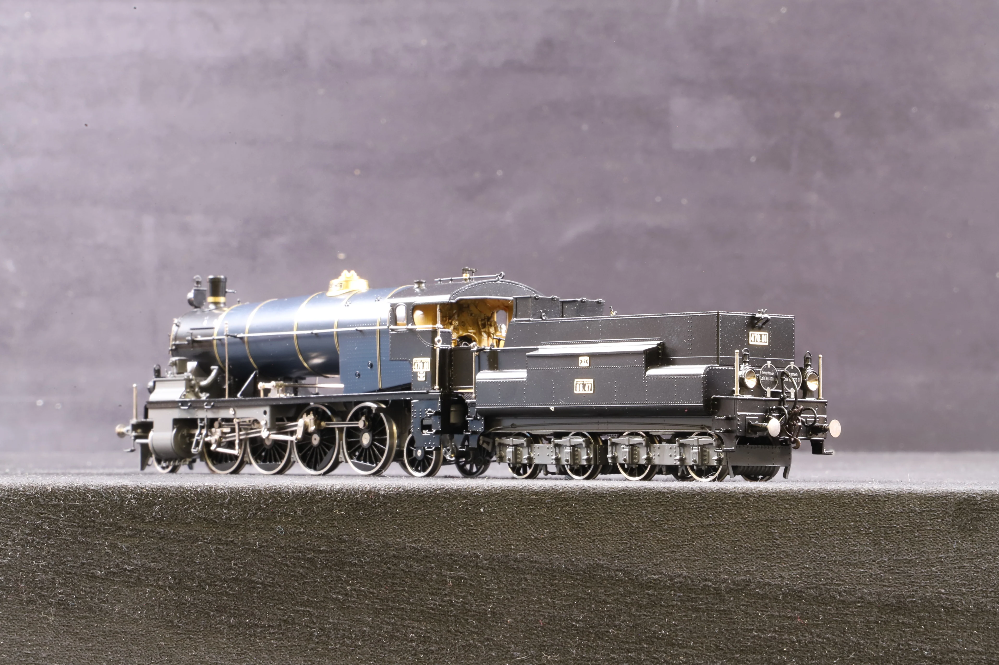 Micro-Metakit HO Brass 00800H kkStB Imperial Austrian Railway Class 470 Gölsdorf Loco, Ltd Ed.010/120 - Image 3