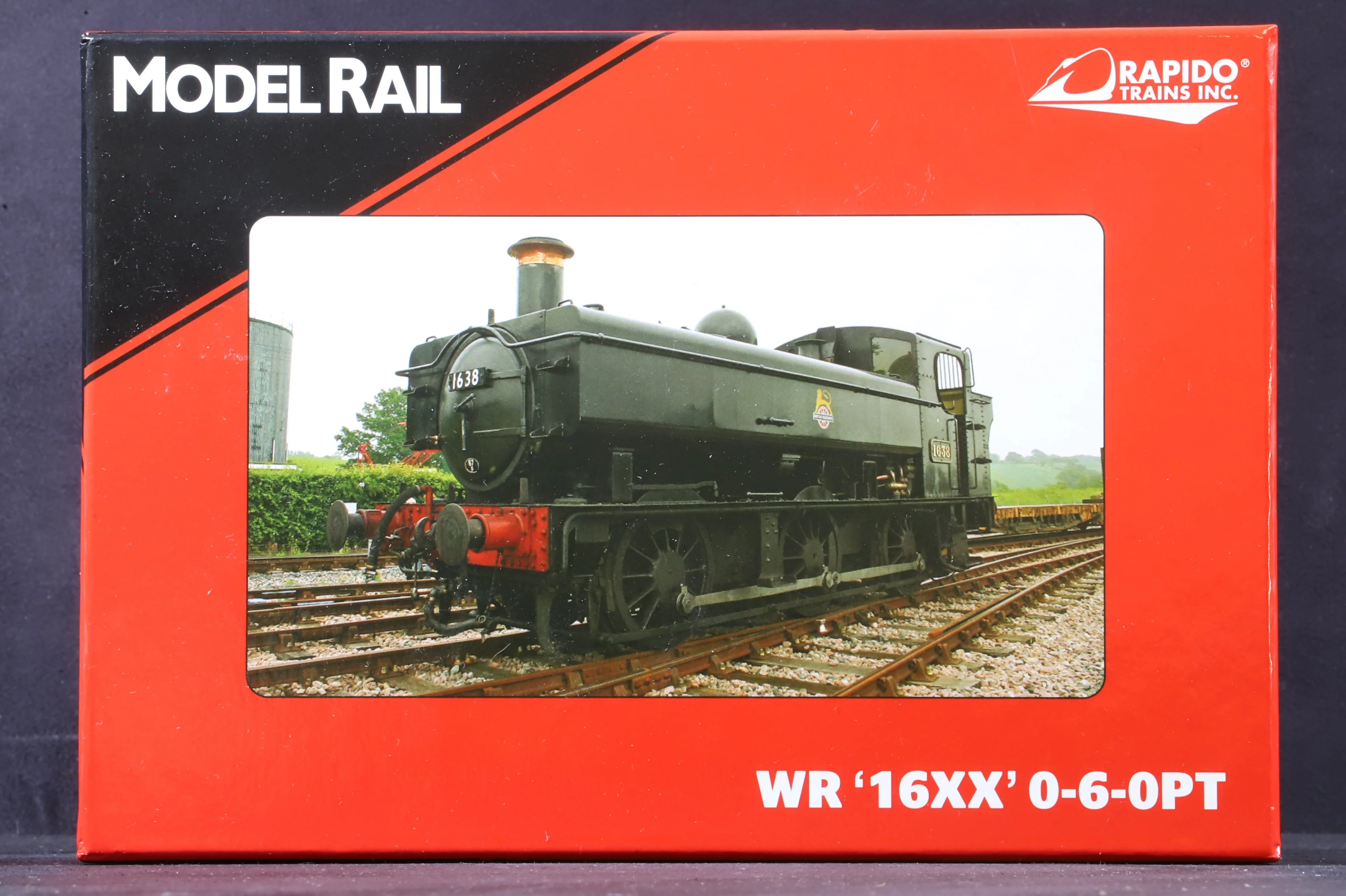 Model Rail/Rapido OO MR-304A Class 16XX No.1636 in BR Black w/ Late Crests