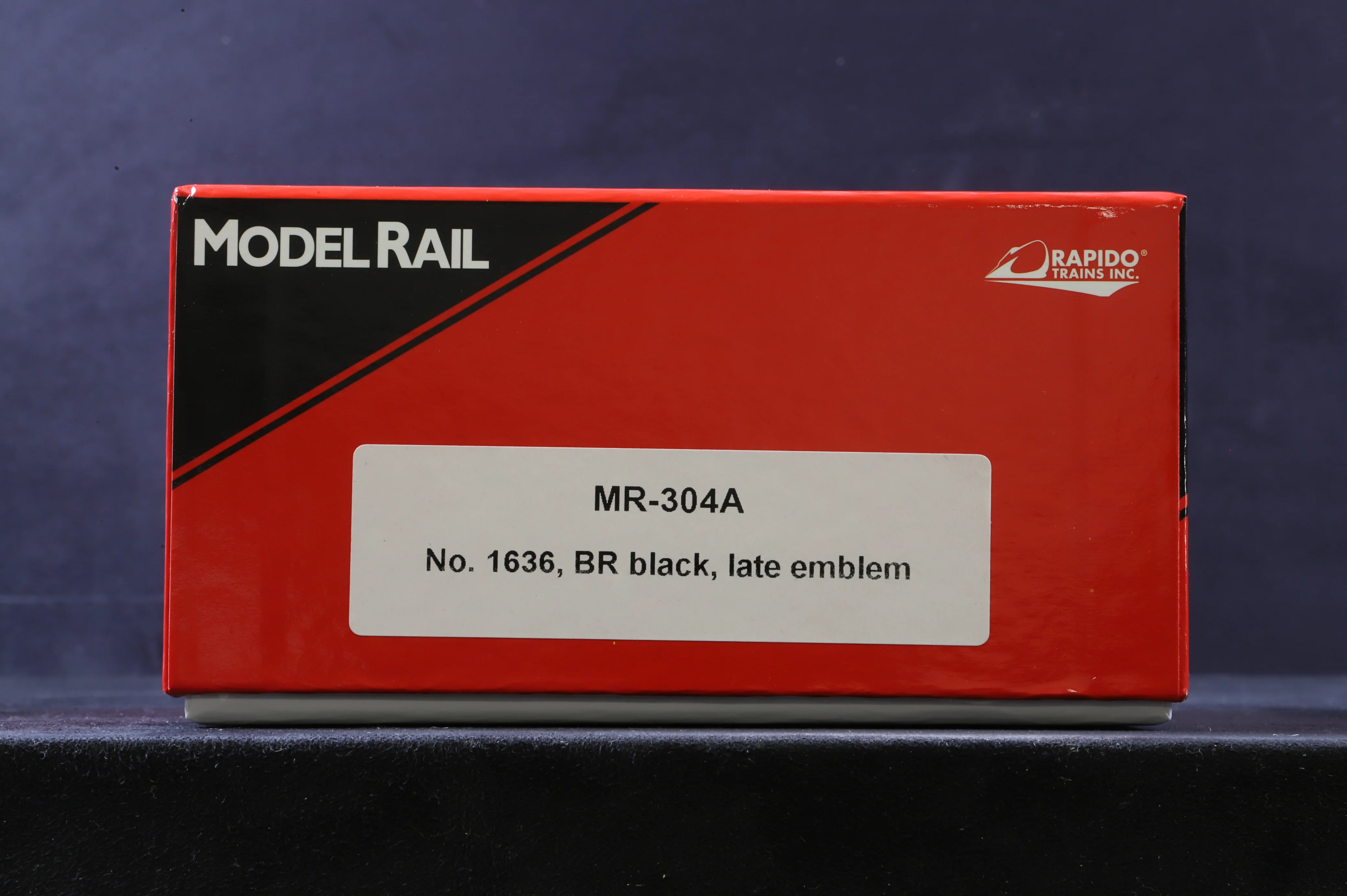 Model Rail/Rapido OO MR-304A Class 16XX No.1636 in BR Black w/ Late Crests - Image 3