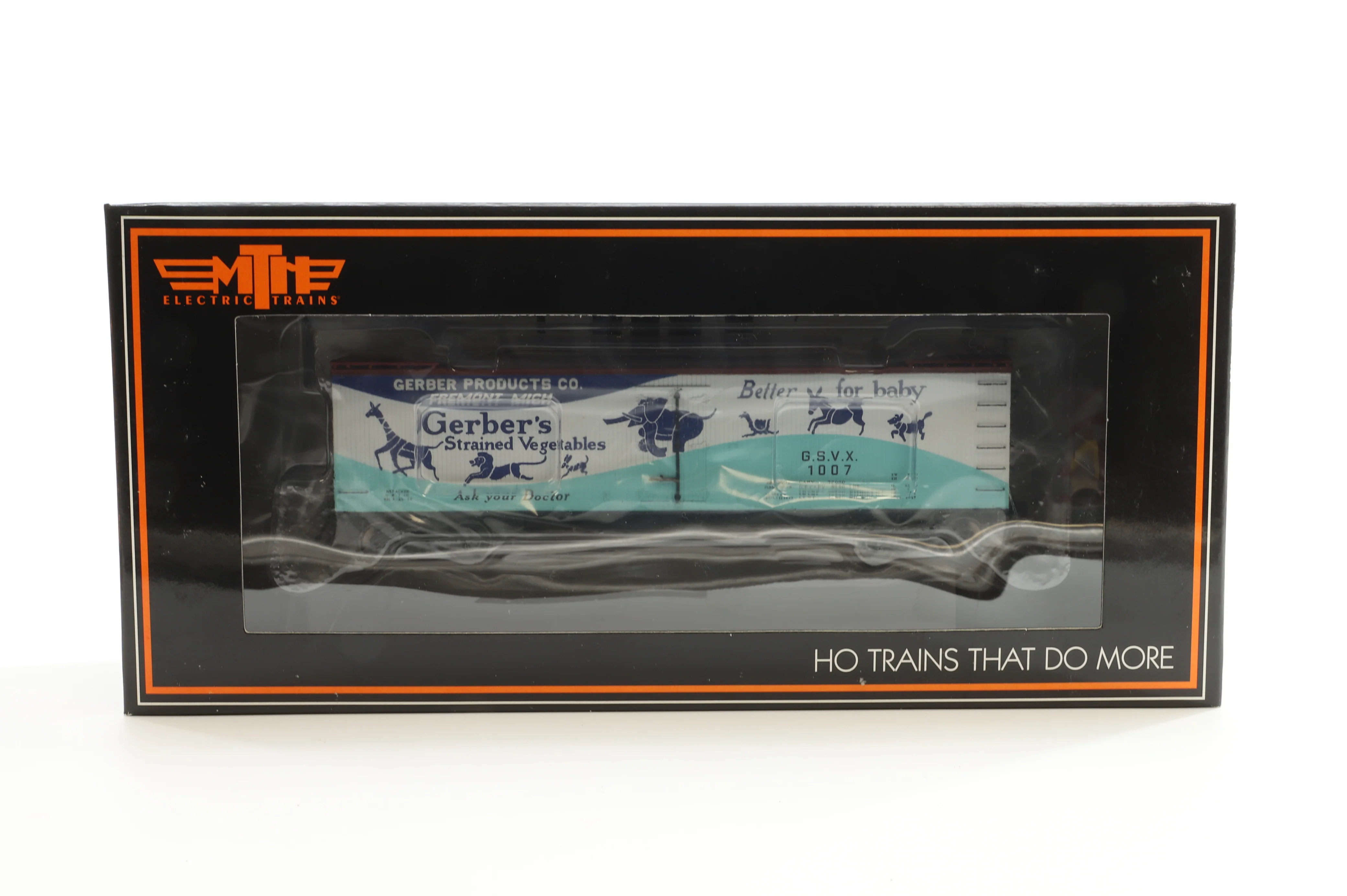MTH HO Rake of 6 R40-2 Reefer Cars, Gerber Products, Inc. 80-90025A, B, C, D, E & F - Image 2