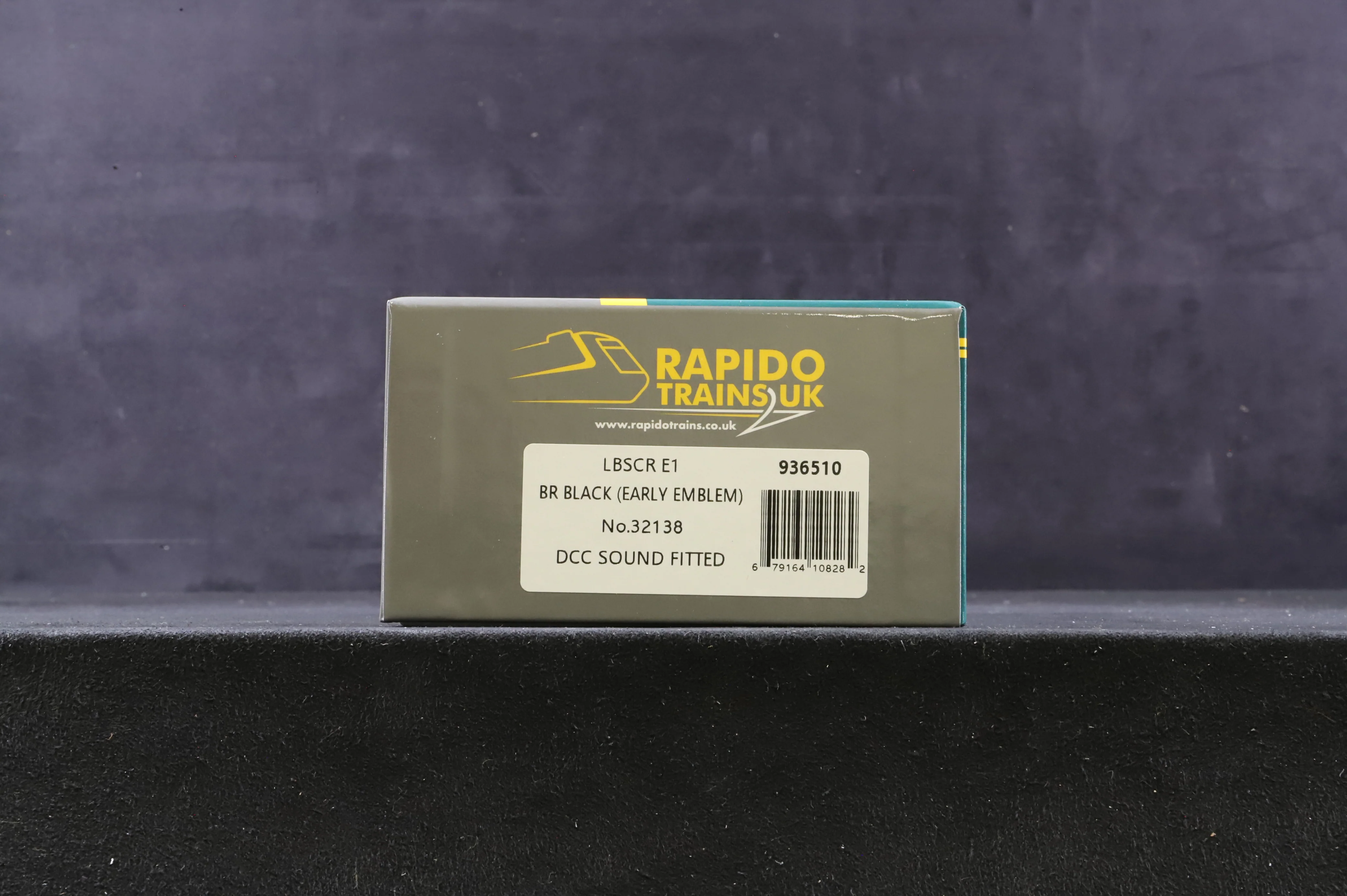 NEW Rapido OO 936510 E1 'No.32138' BR Black E/C DCC Sound - Image 3