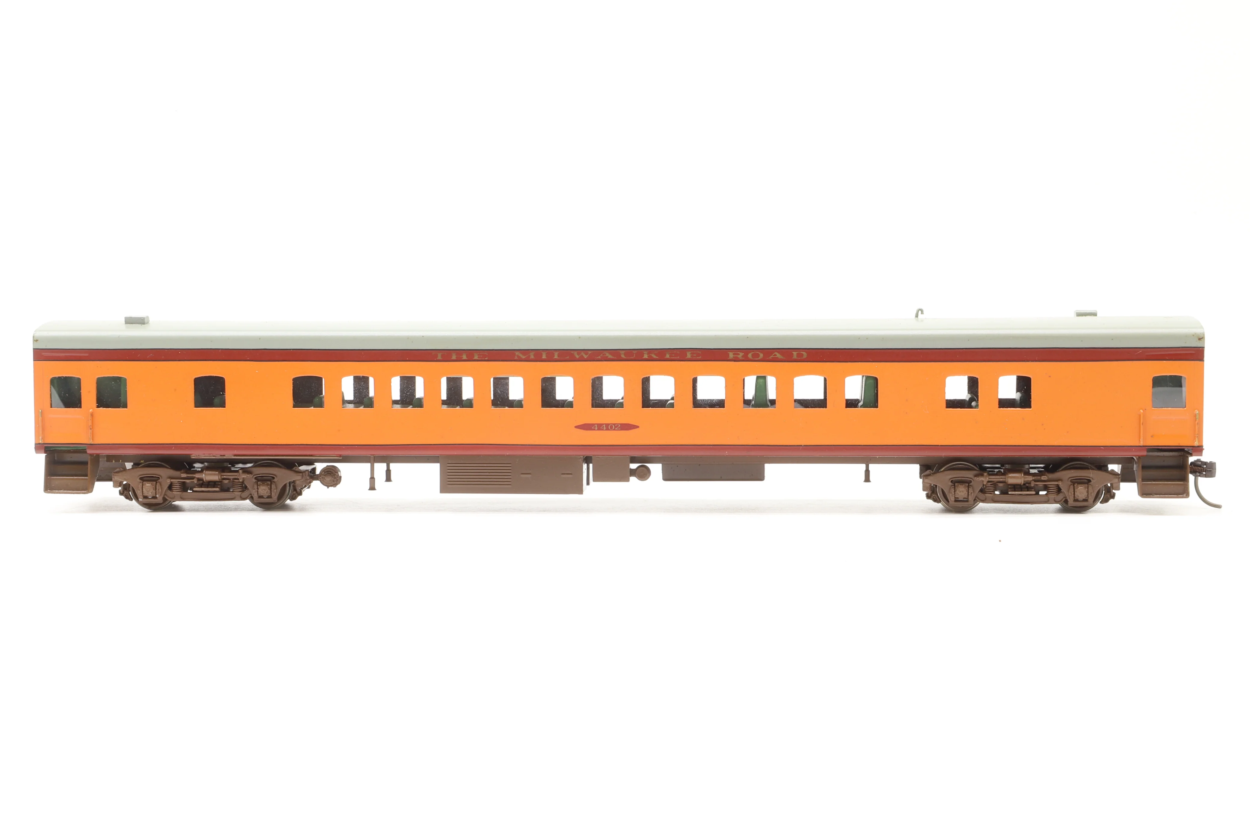 Nickel Plate Products HO Brass Rake Of 6 The Milwaukee Road Coaches - Image 4