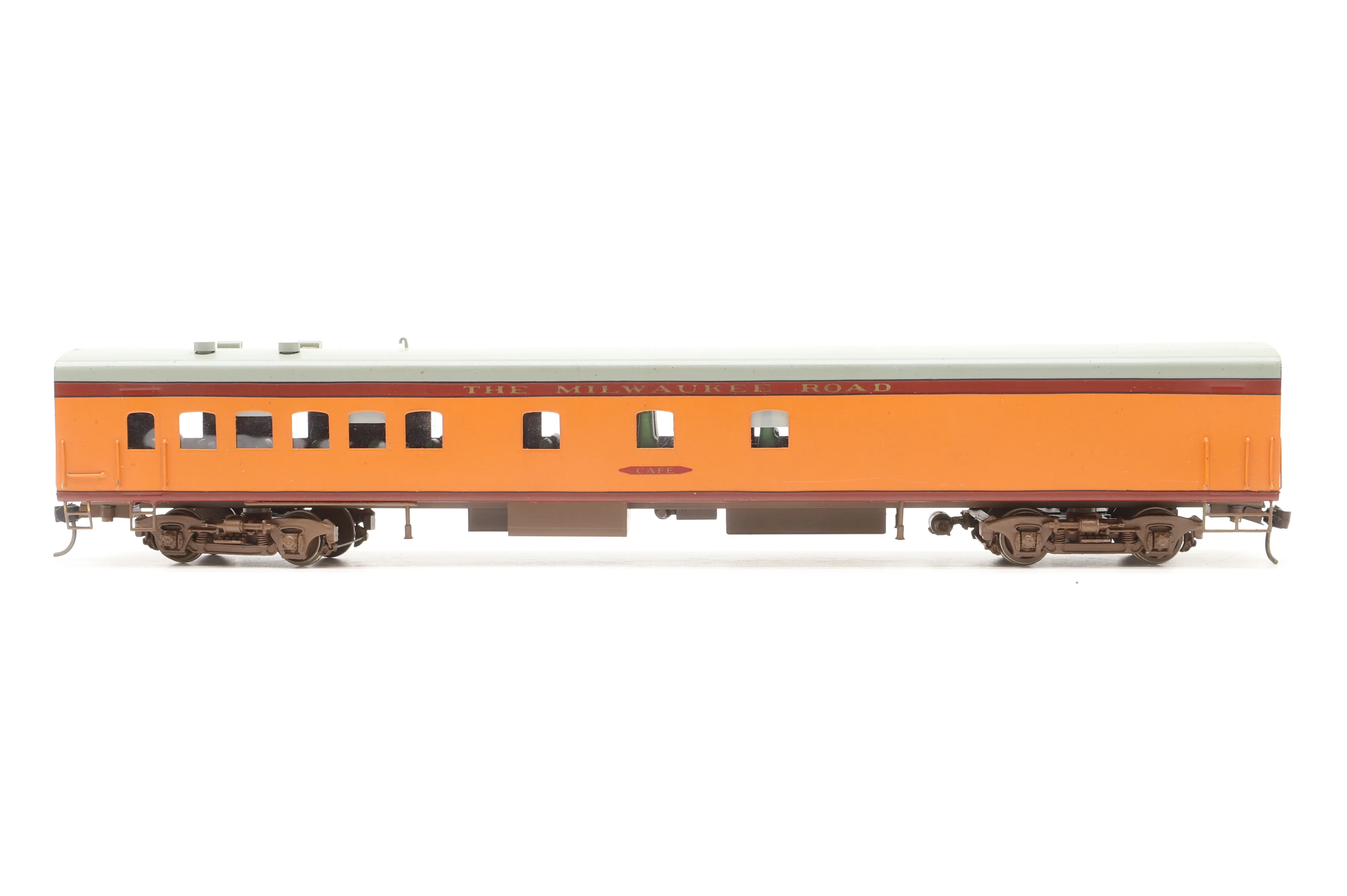 Nickel Plate Products HO Brass Rake Of 6 The Milwaukee Road Coaches - Image 5