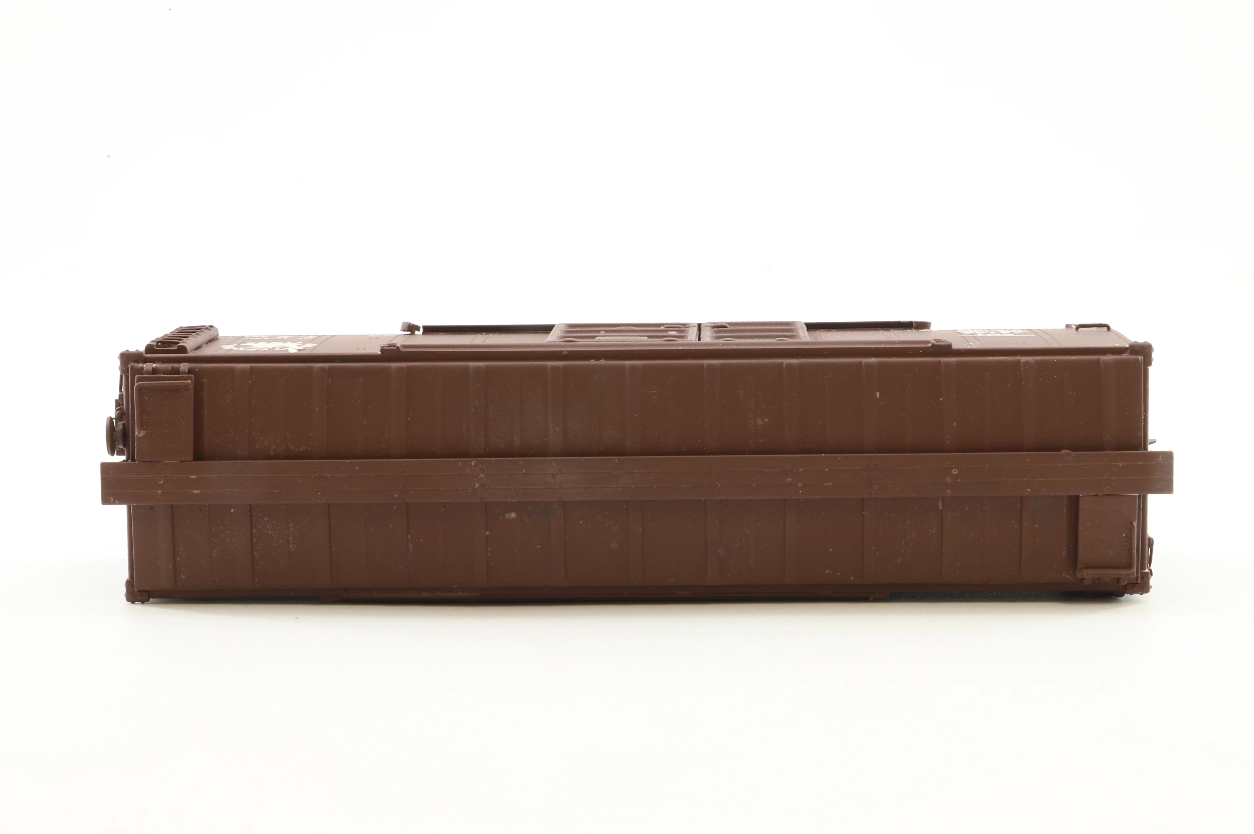 Oriental Limited HO Brass 0387 Box car Auto CNJ 42' Autobox w/ 1½ Doors '19148' Weathered - Image 3