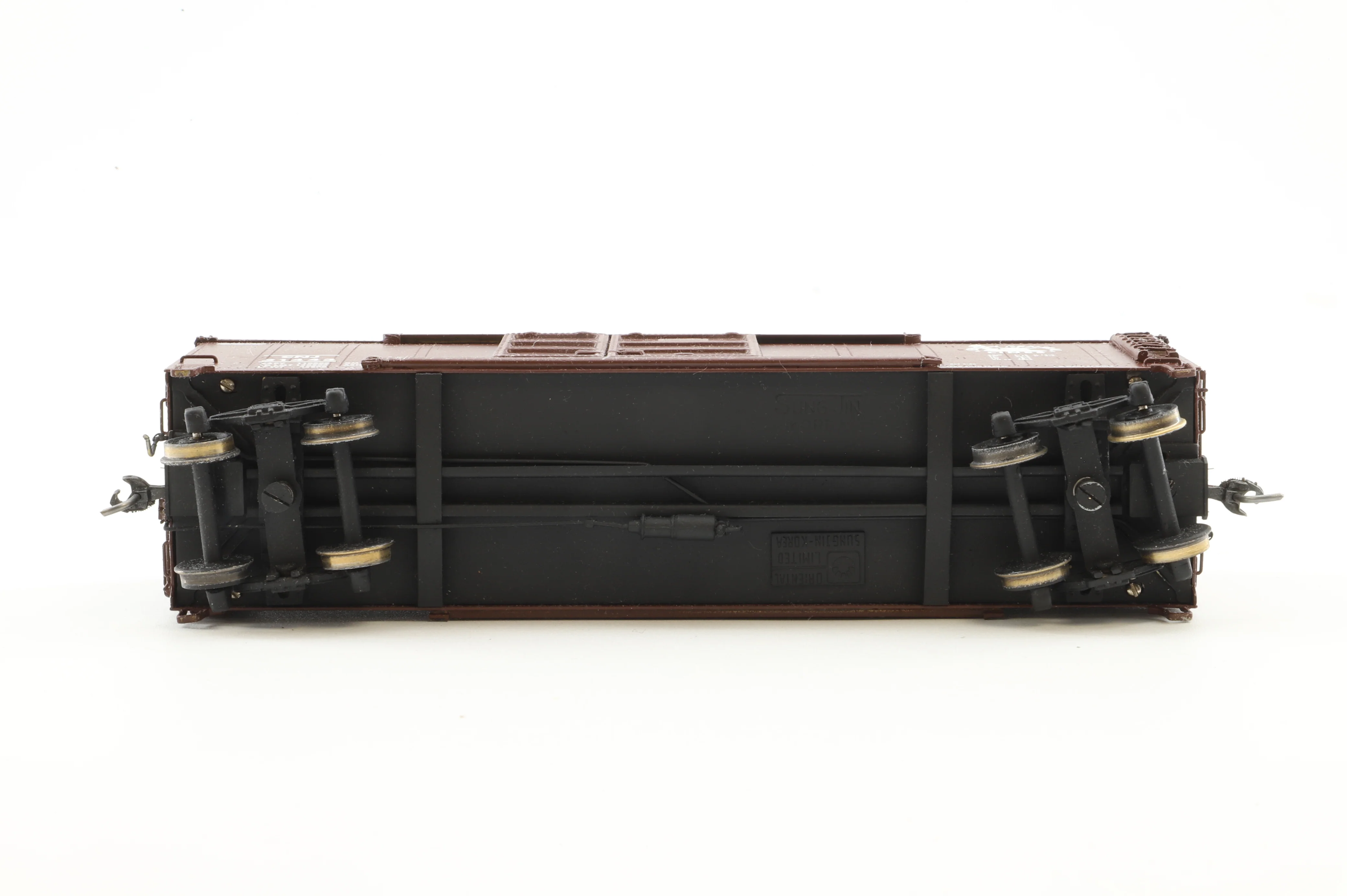 Oriental Limited HO Brass 0387 Box car Auto CNJ 42' Autobox w/ 1½ Doors '21443' - Image 4