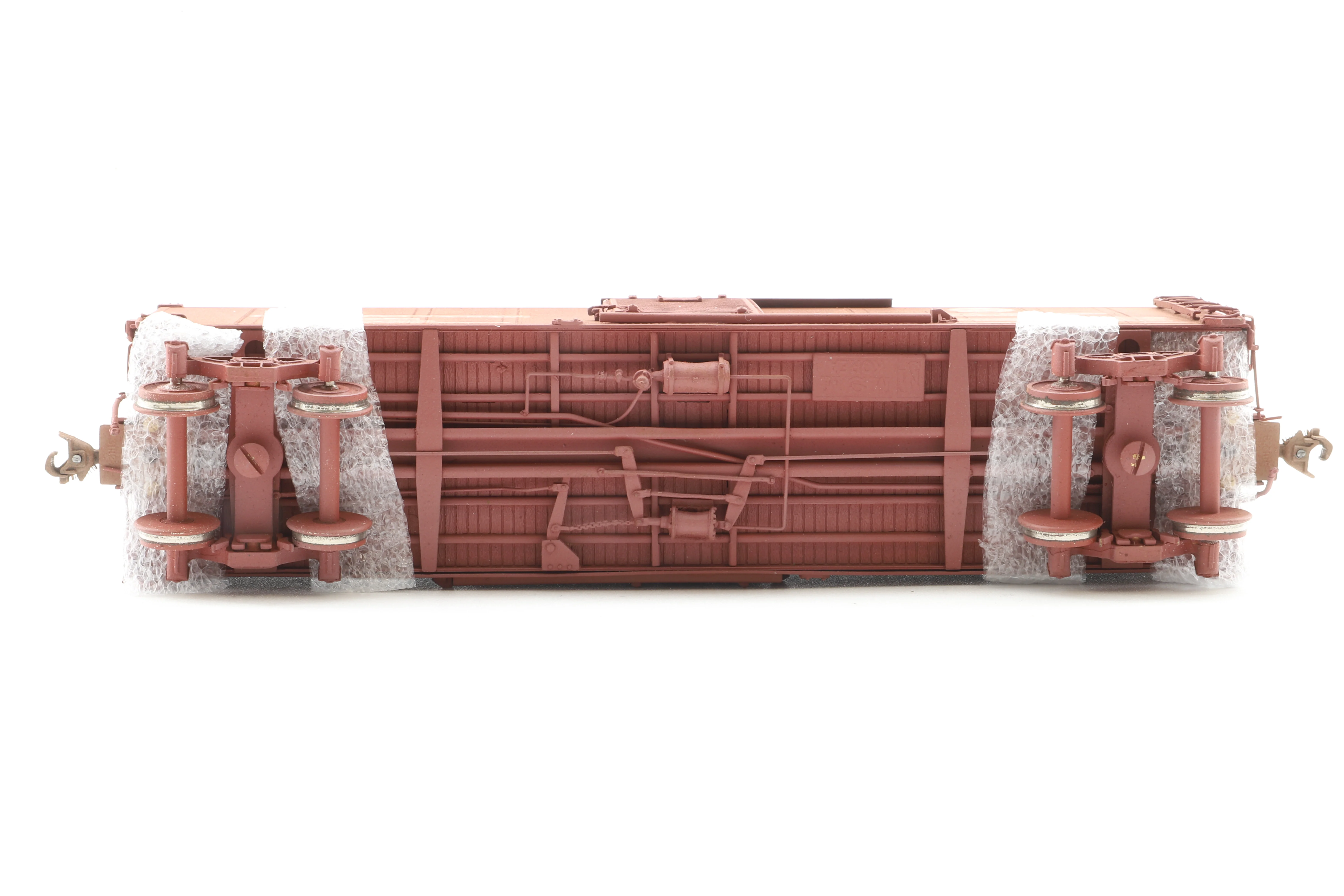 Overland Models HO Brass 3013 X-29 Boxcar No.2290 in PRR Brown - Image 4