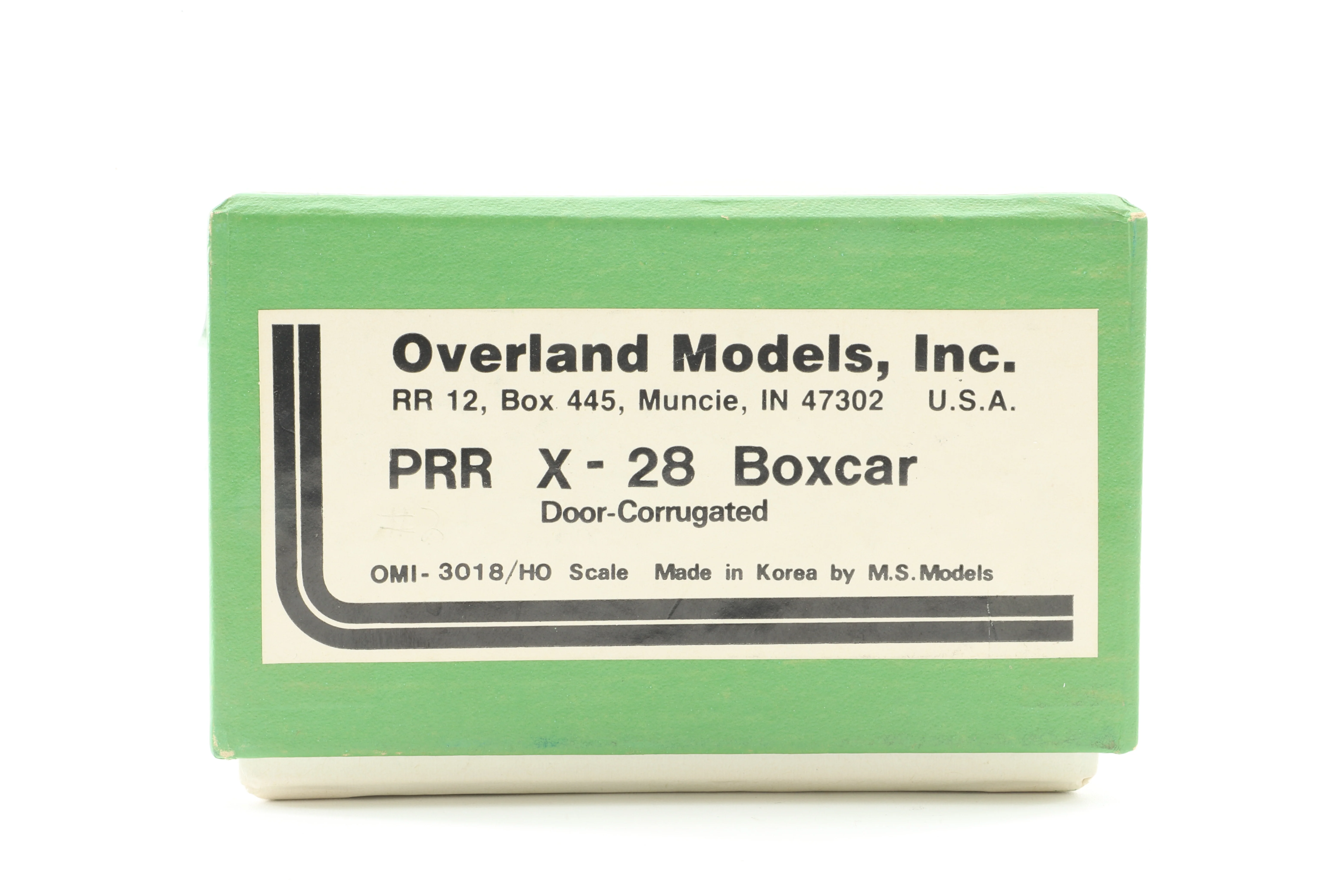 Overland Models HO Brass 3018 X-28 Boxcar No.58418 in PRR Brown - Image 6