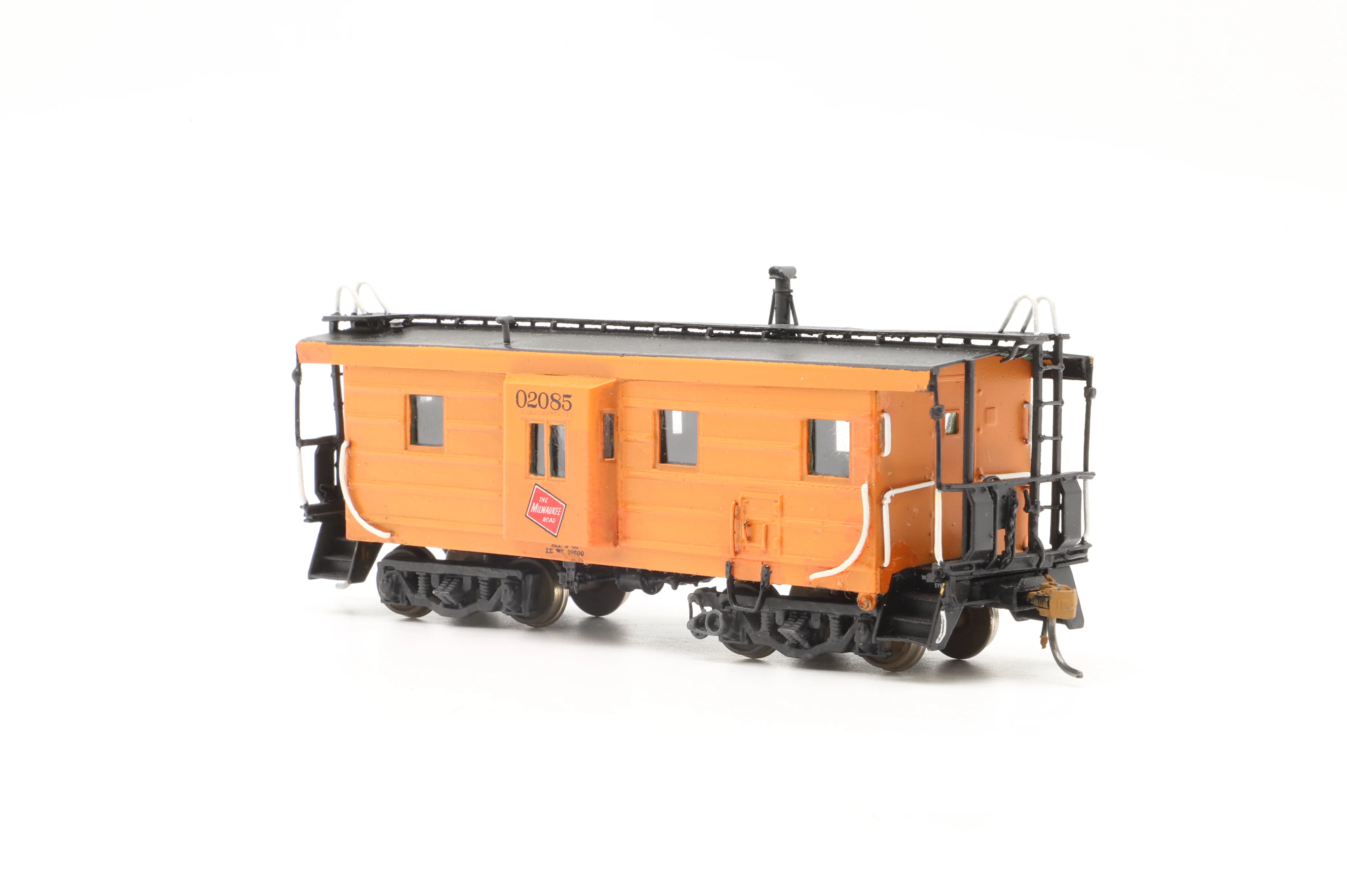 Overland Models HO Brass OMI-1177 Mile Rd B-W Caboose - Image 3