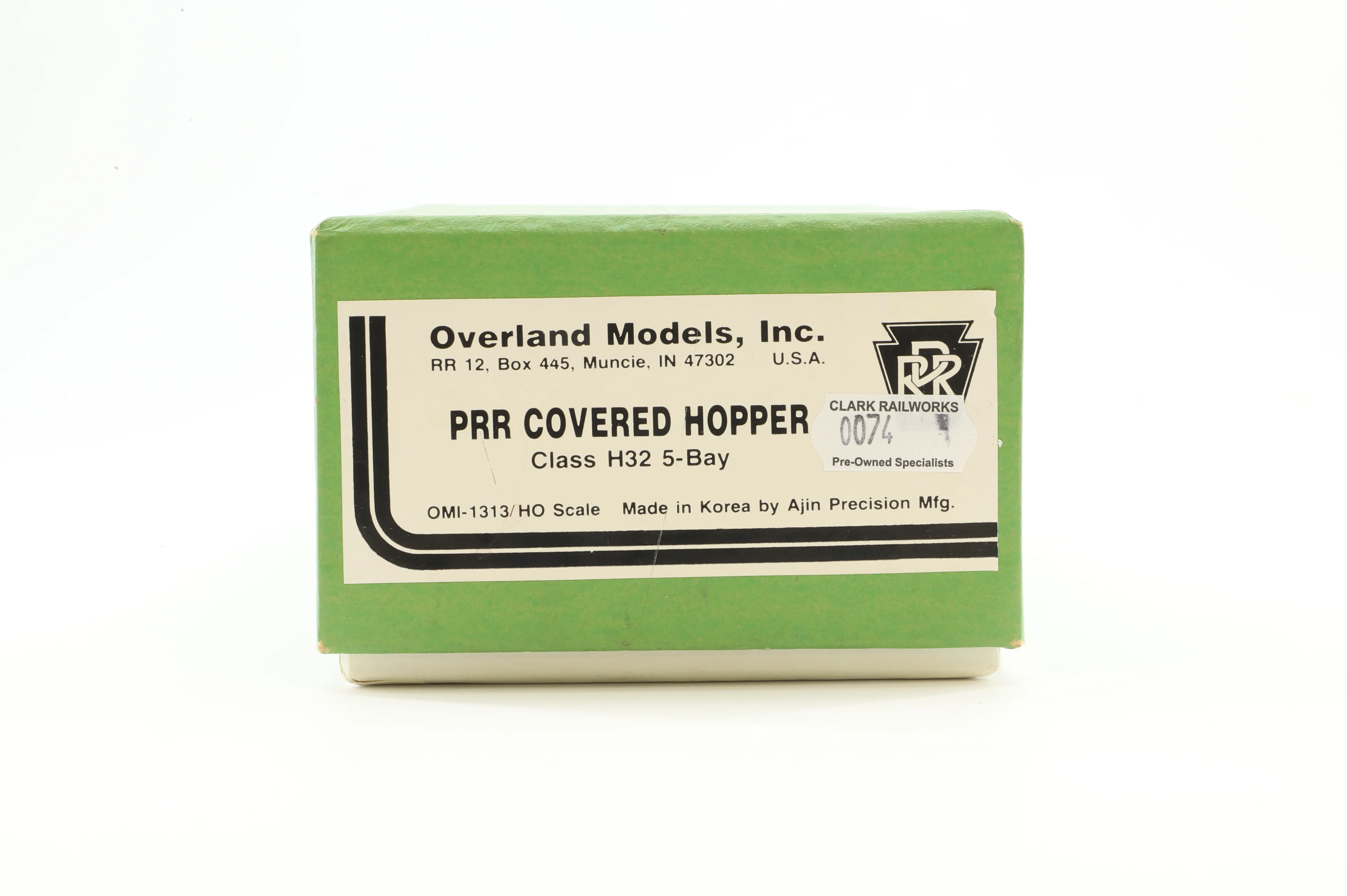 Overland Models HO Brass OMI-1313 Hopper covered PRR Class H32 '253646' - Image 6