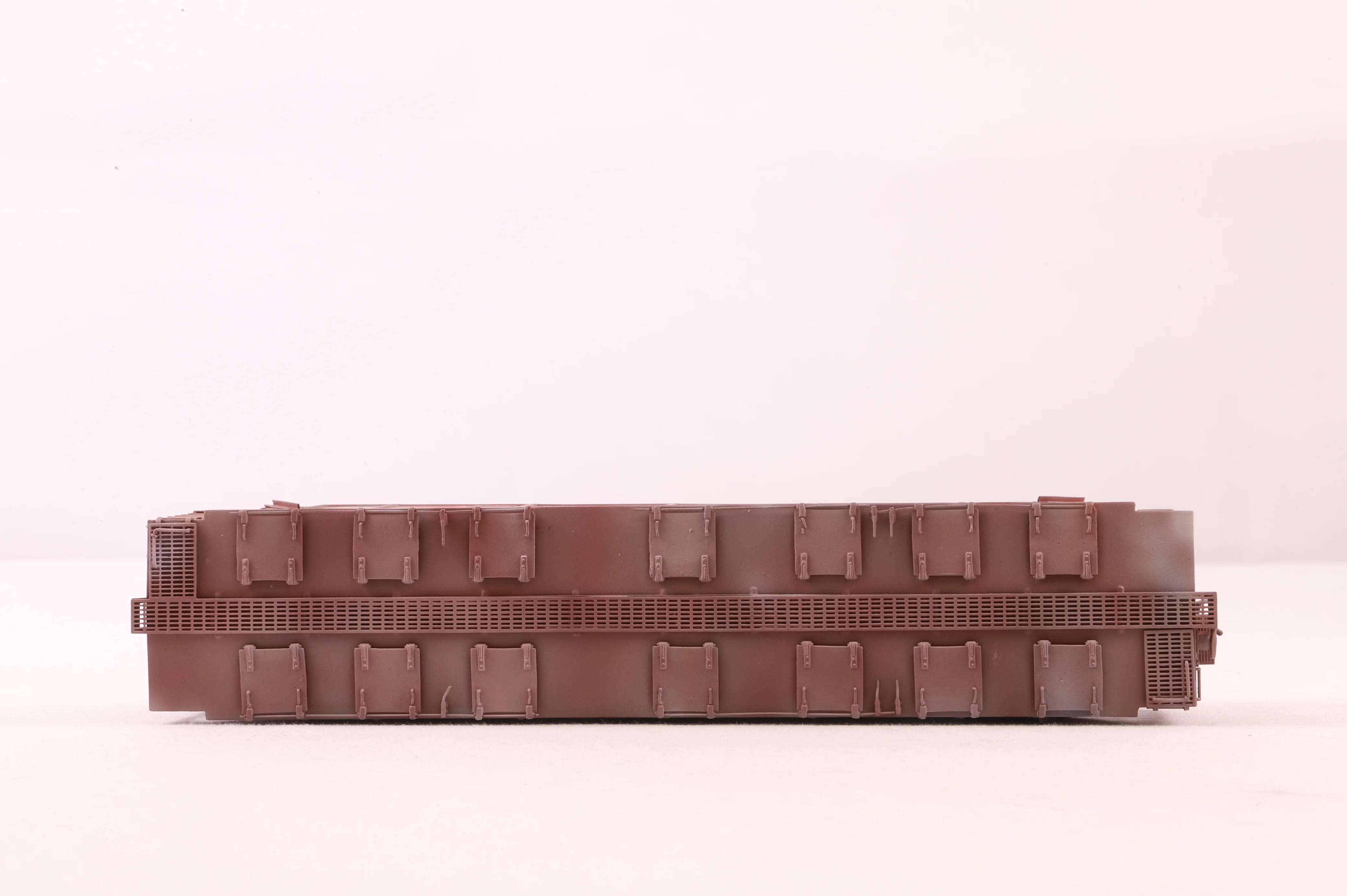 Overland Models HO Brass OMI-1313 PRR Covered Hopper Class H32 5-Bay '254522' Weathered - Image 4