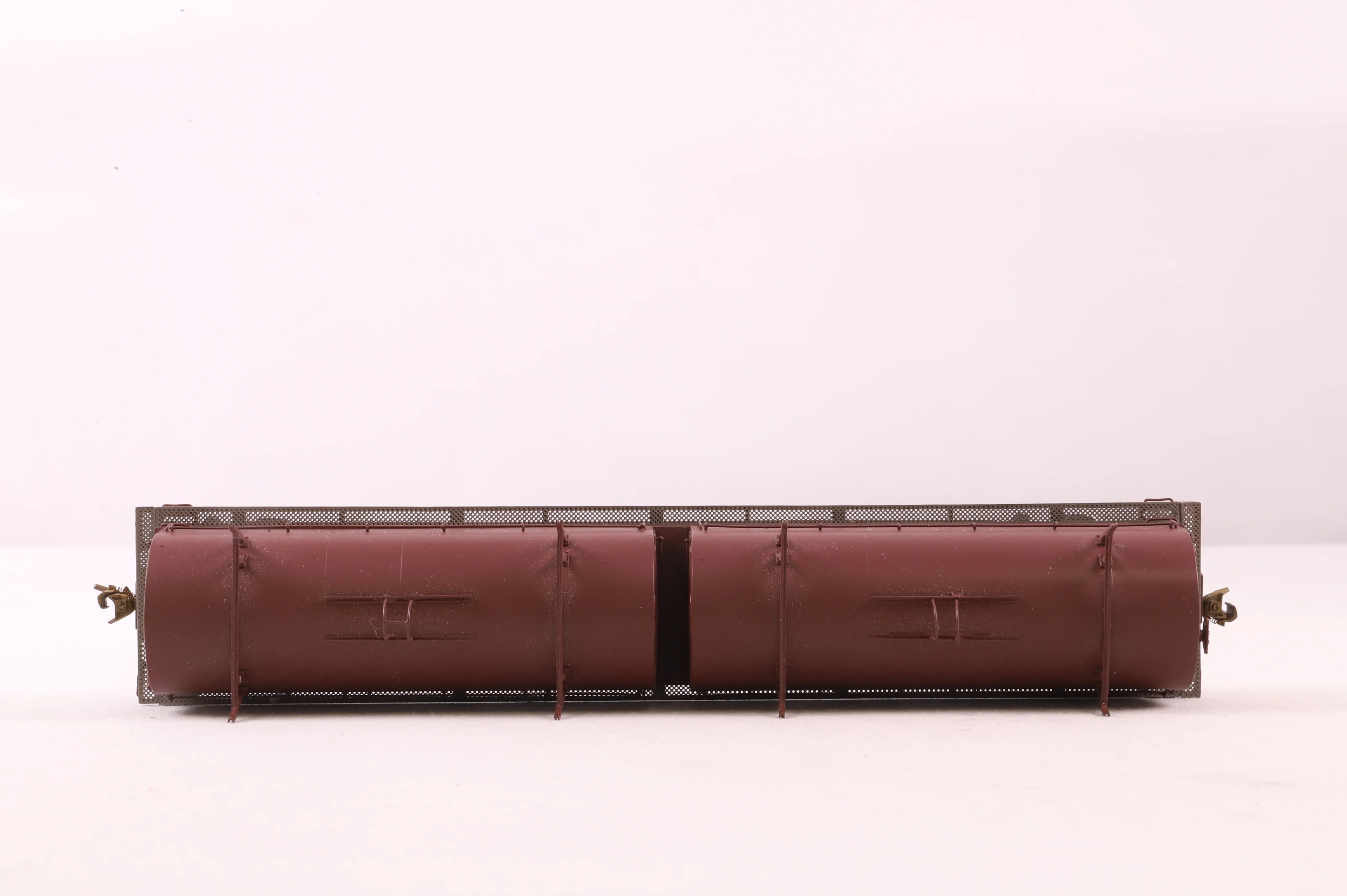 Overland Models HO Brass OMI-1357 Thrail Coil Steel Car No.950056 in Missouri Pacific Brown - Image 3
