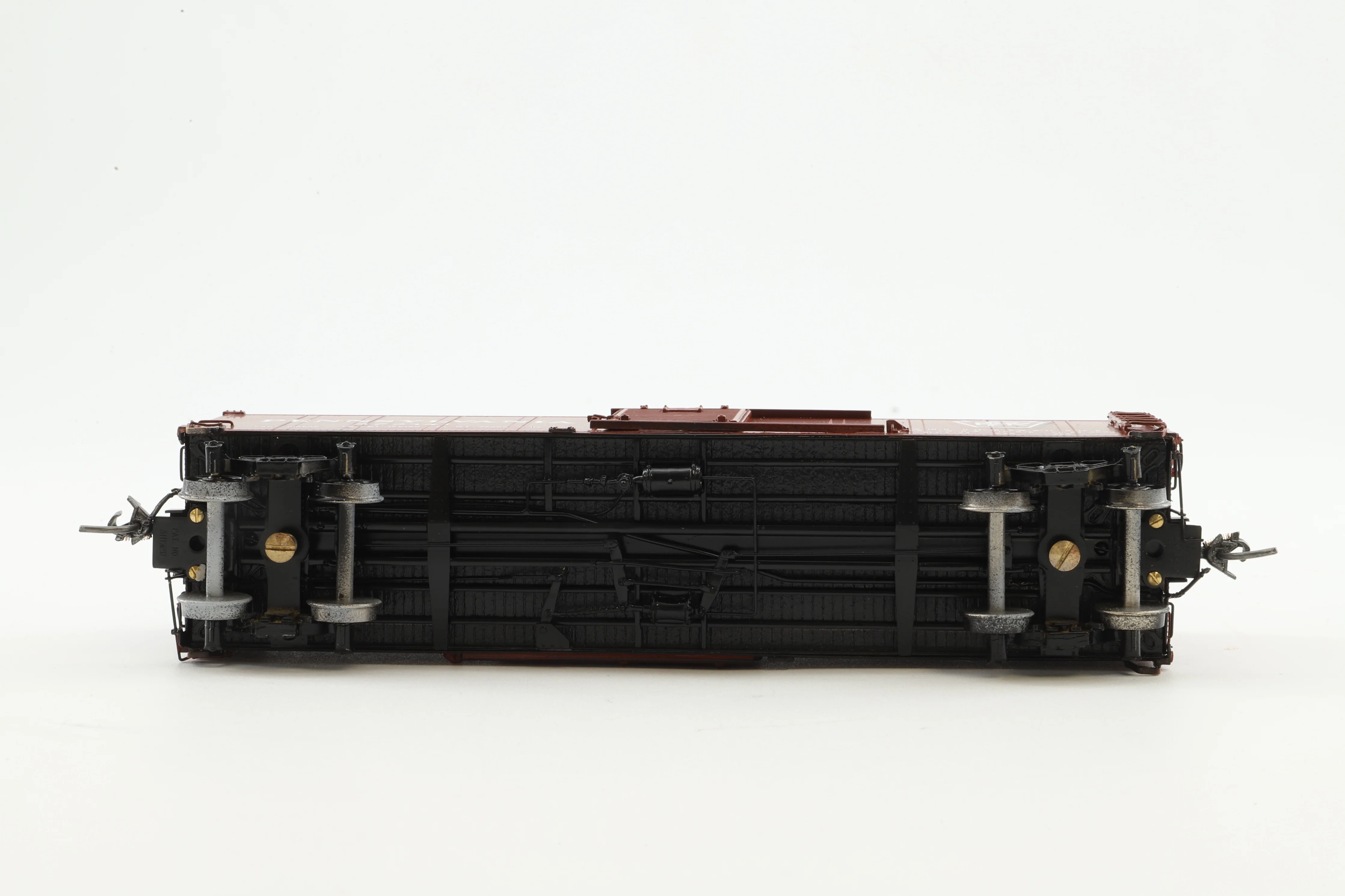 Overland Models HO Brass OMI-3013 Box Car PRR Class X29 w/ Corrugated Doors & Ends '572341' - Image 3