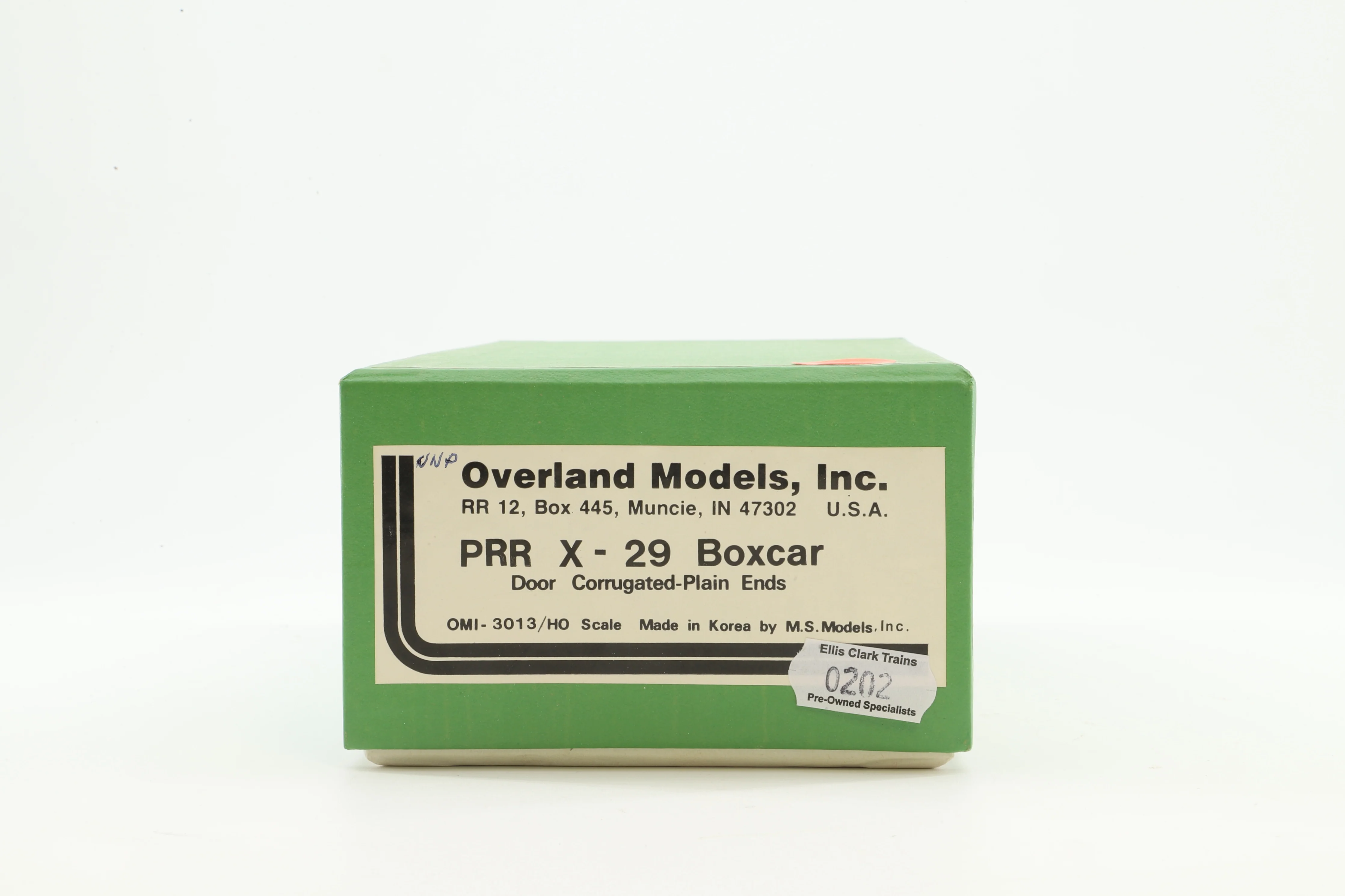 Overland Models HO Brass OMI-3013 Box Car PRR Class X29 w/ Corrugated Doors & Ends '572341' - Image 6