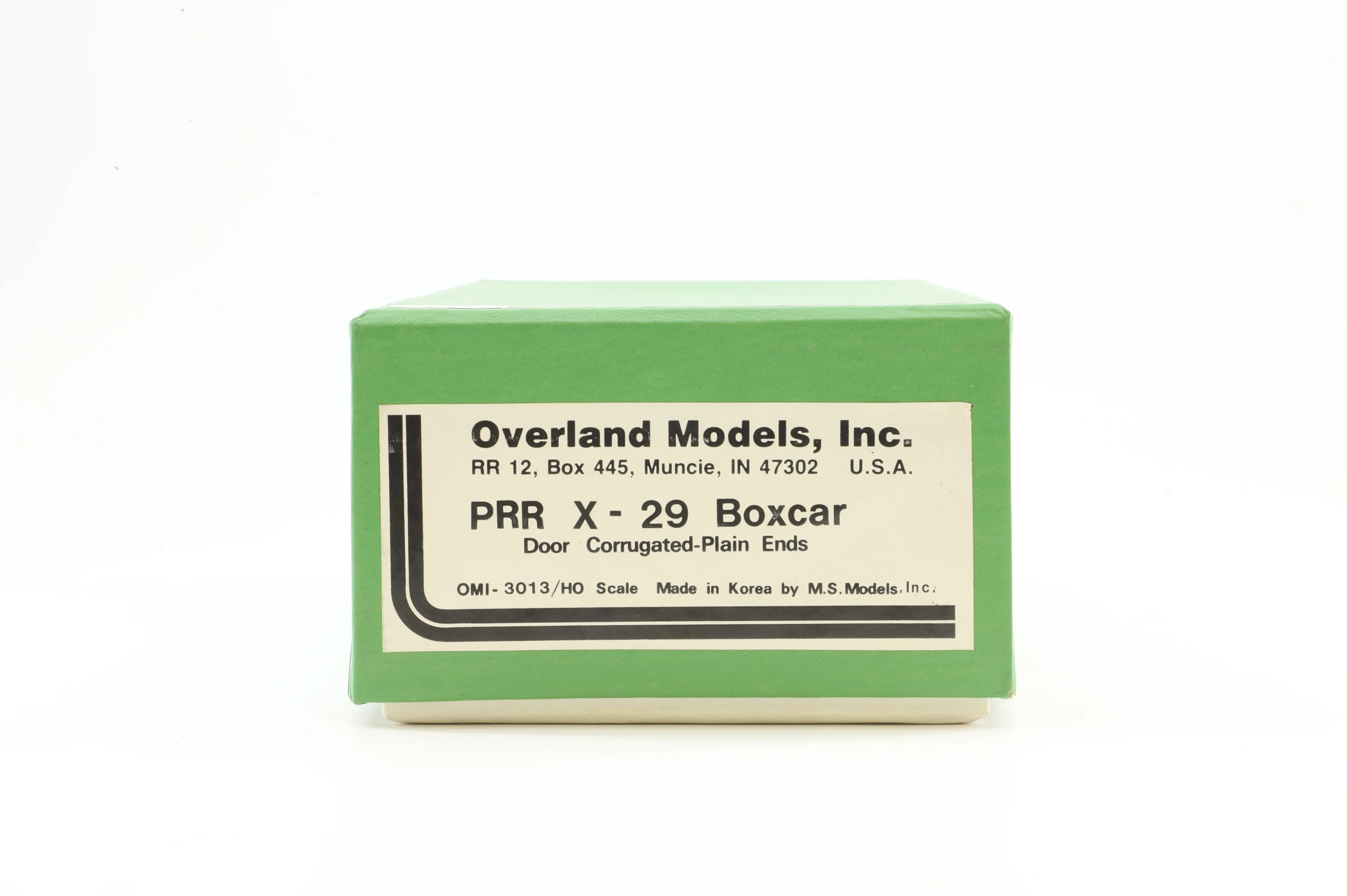 Overland Models HO Brass OMI-3013 PRR X-29 Boxcar Corrugated Plain Ends Weathered - Image 6