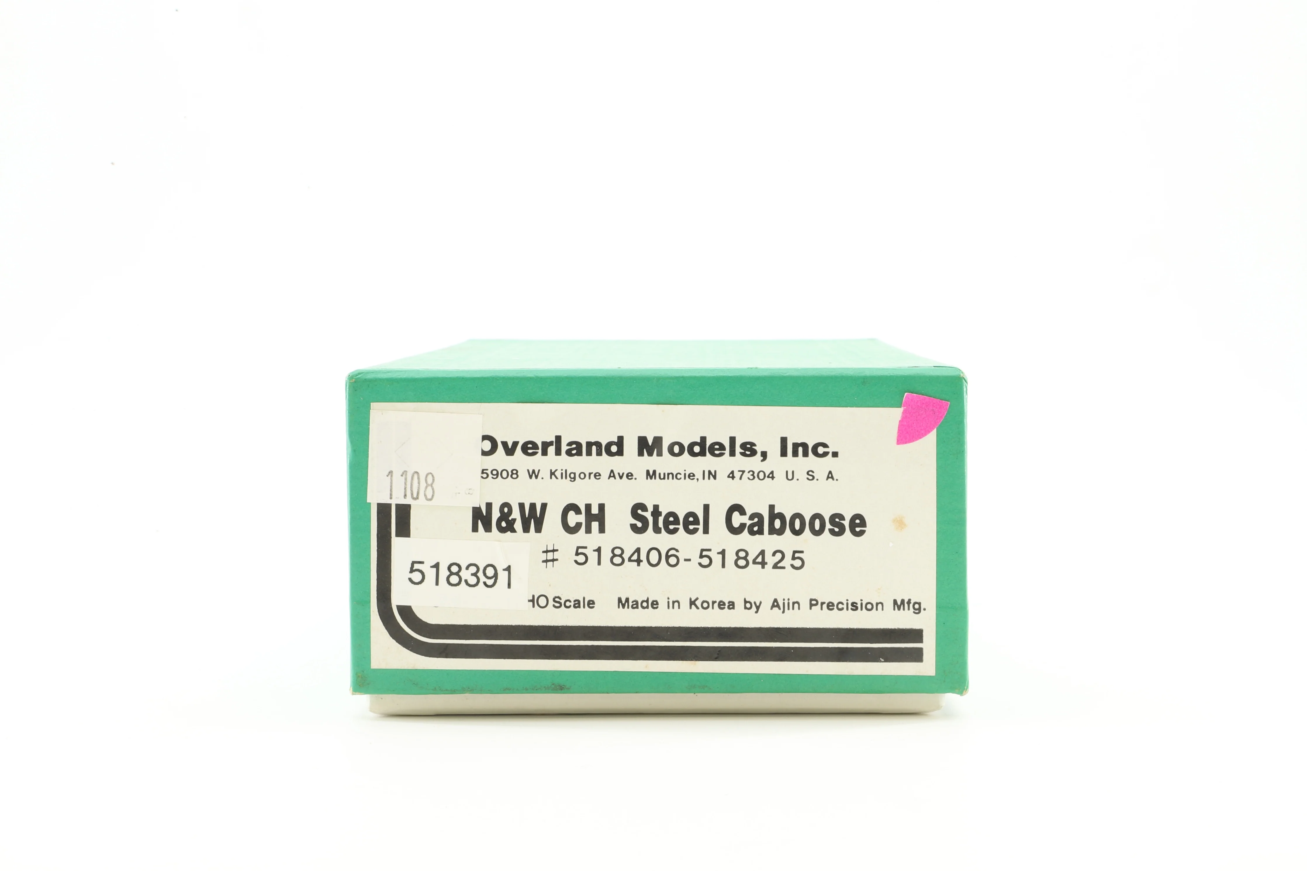 Overland Models HO Brass OMI-3867 Caboose N&W Class C31 Steel Red w/ Weathering '518632' - Image 6