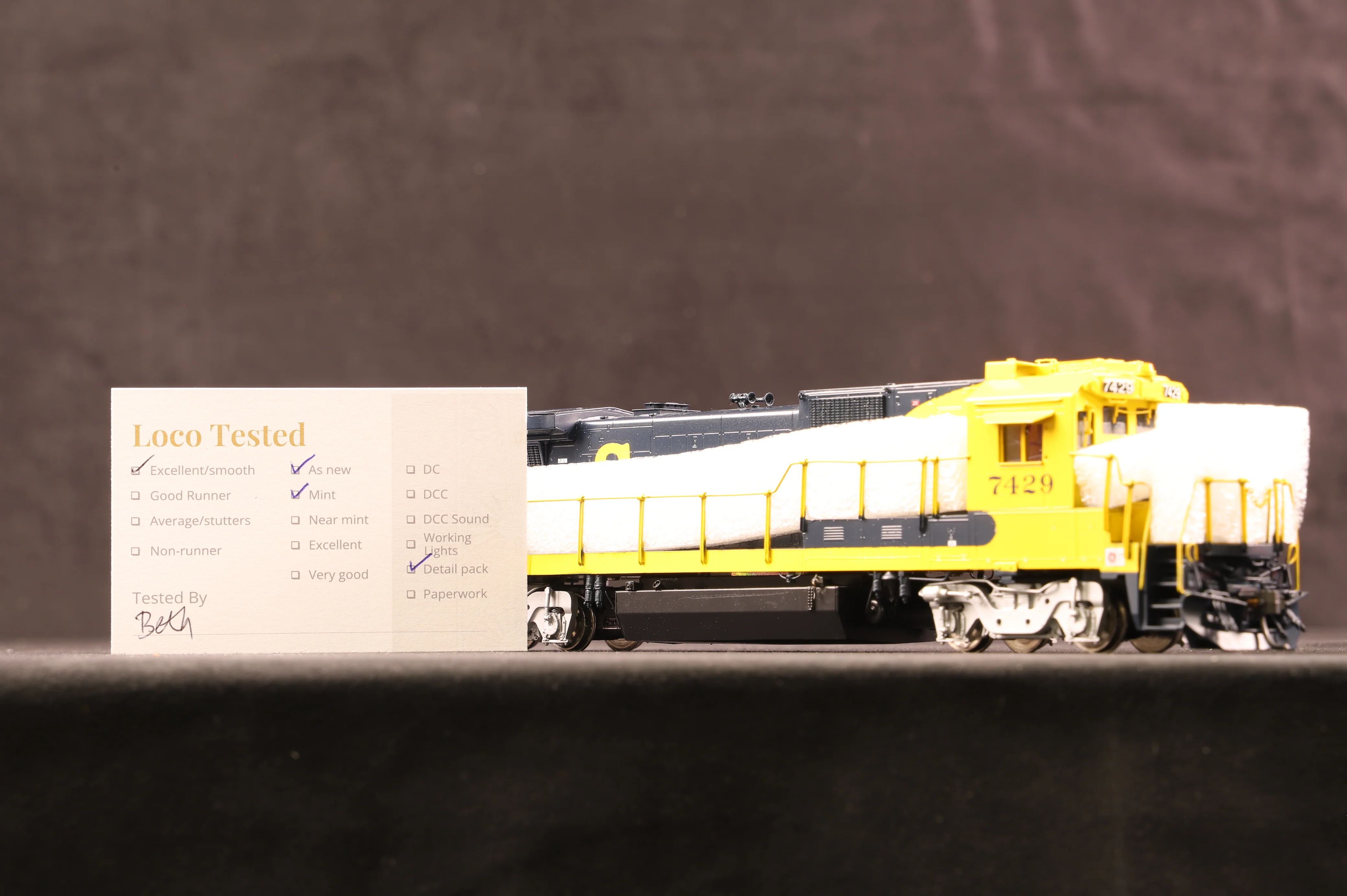 Overland Models HO OMI-5990 GB&W DL-640 '310, Factory Custom Painted Brass - Image 3