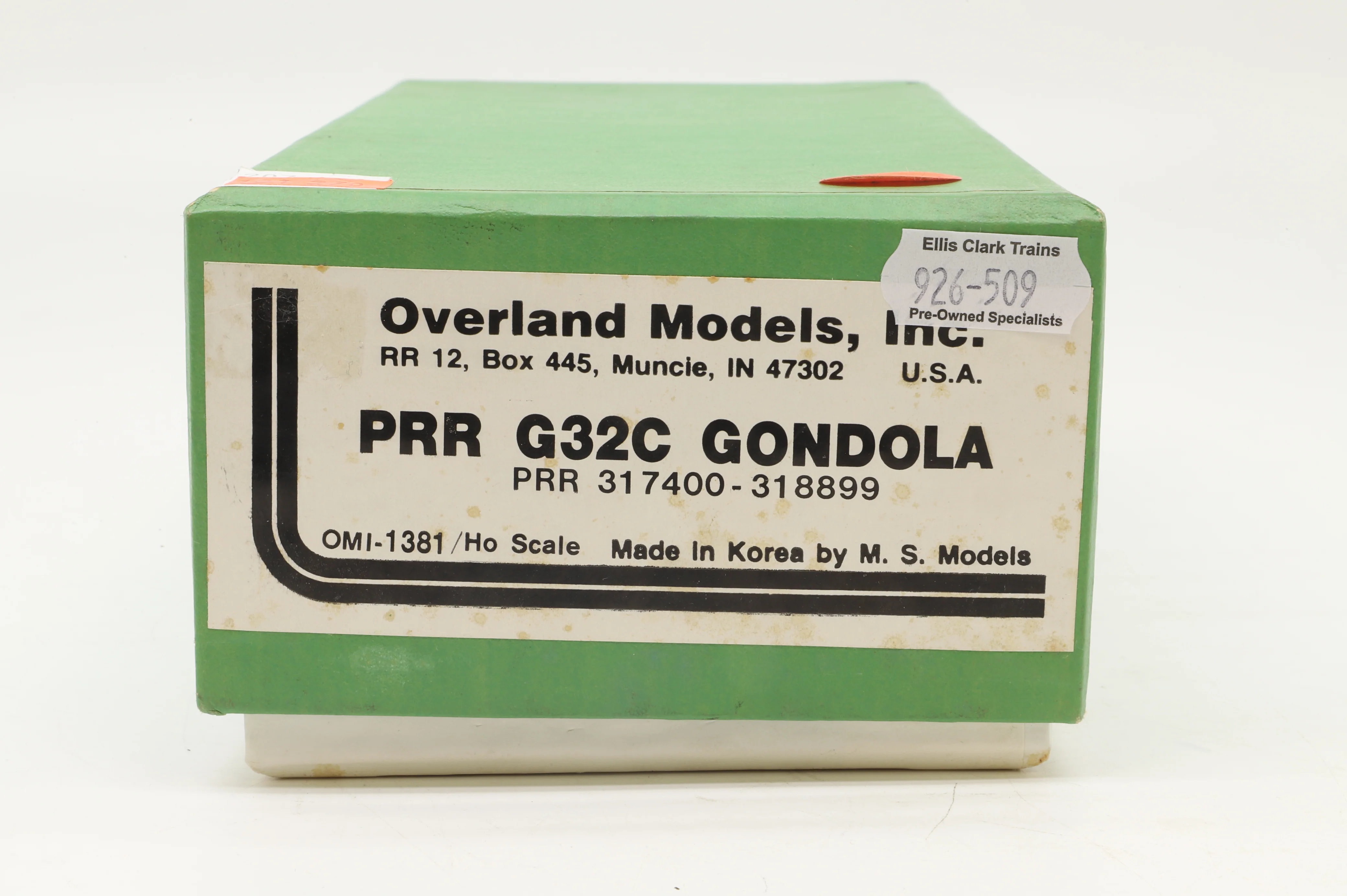 Overland Models/MS Models HO Brass OMI-1381 PRR G32C Gondola PRR 317400-318899, Plain Brass - Image 6