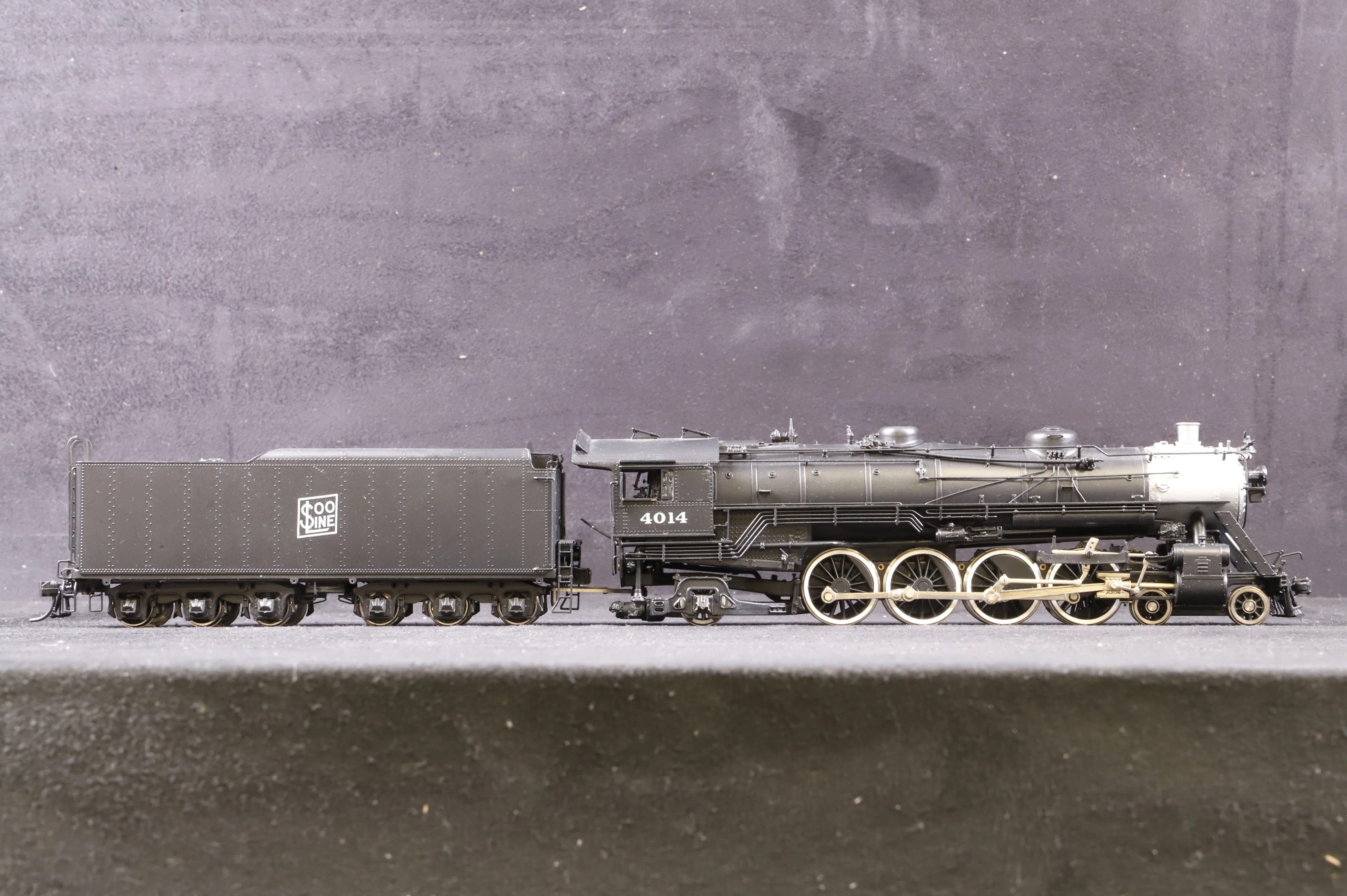 Pacific Fast Mail HO Brass SOO Line N20 Class 4-8-2 Steam Locomotive - Image 2