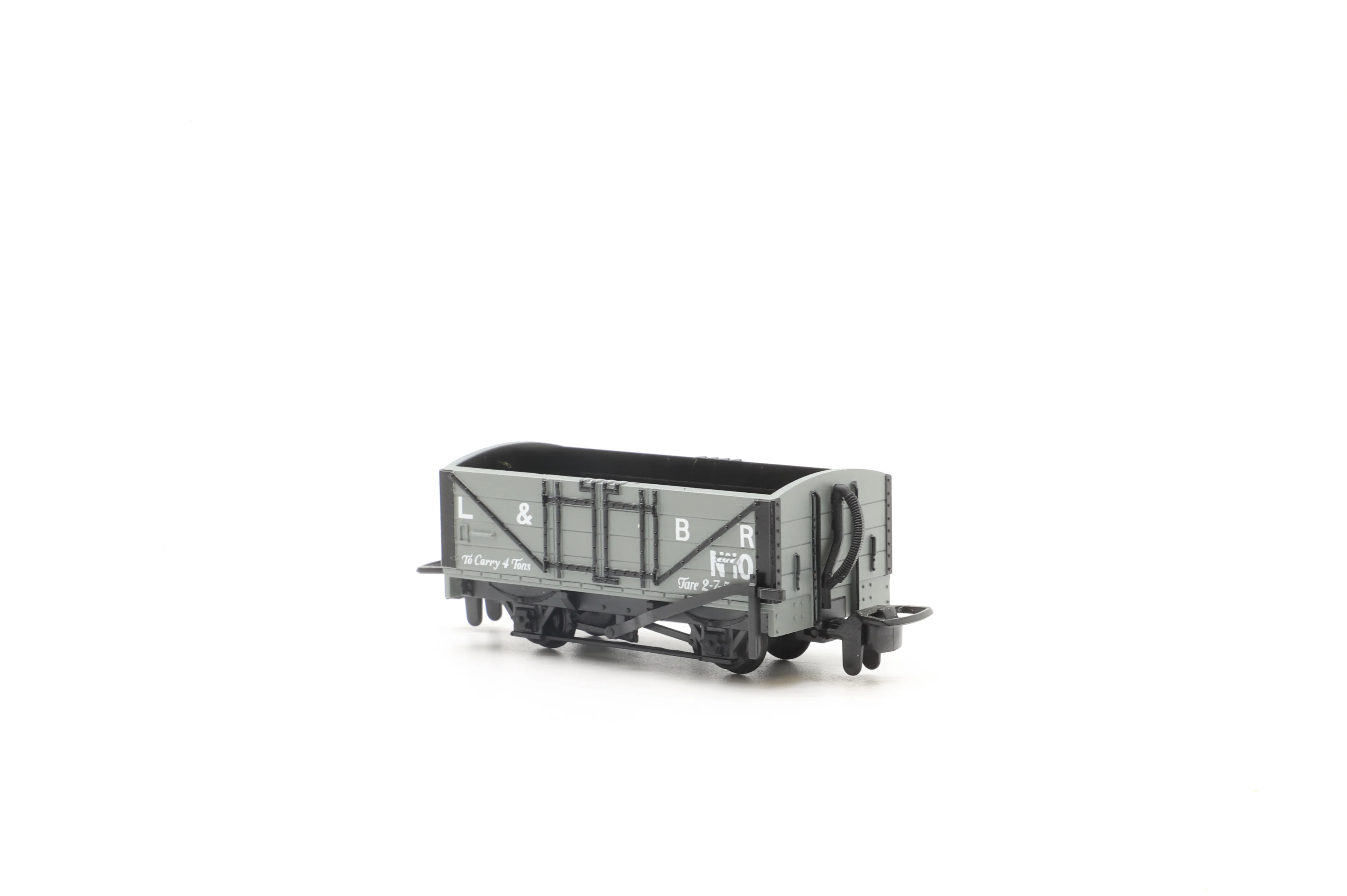 PECO OO-9 Rake of 3x L&B Grey Wagons Incl. 1x Open Wagon & 2x Box Vans - Image 3