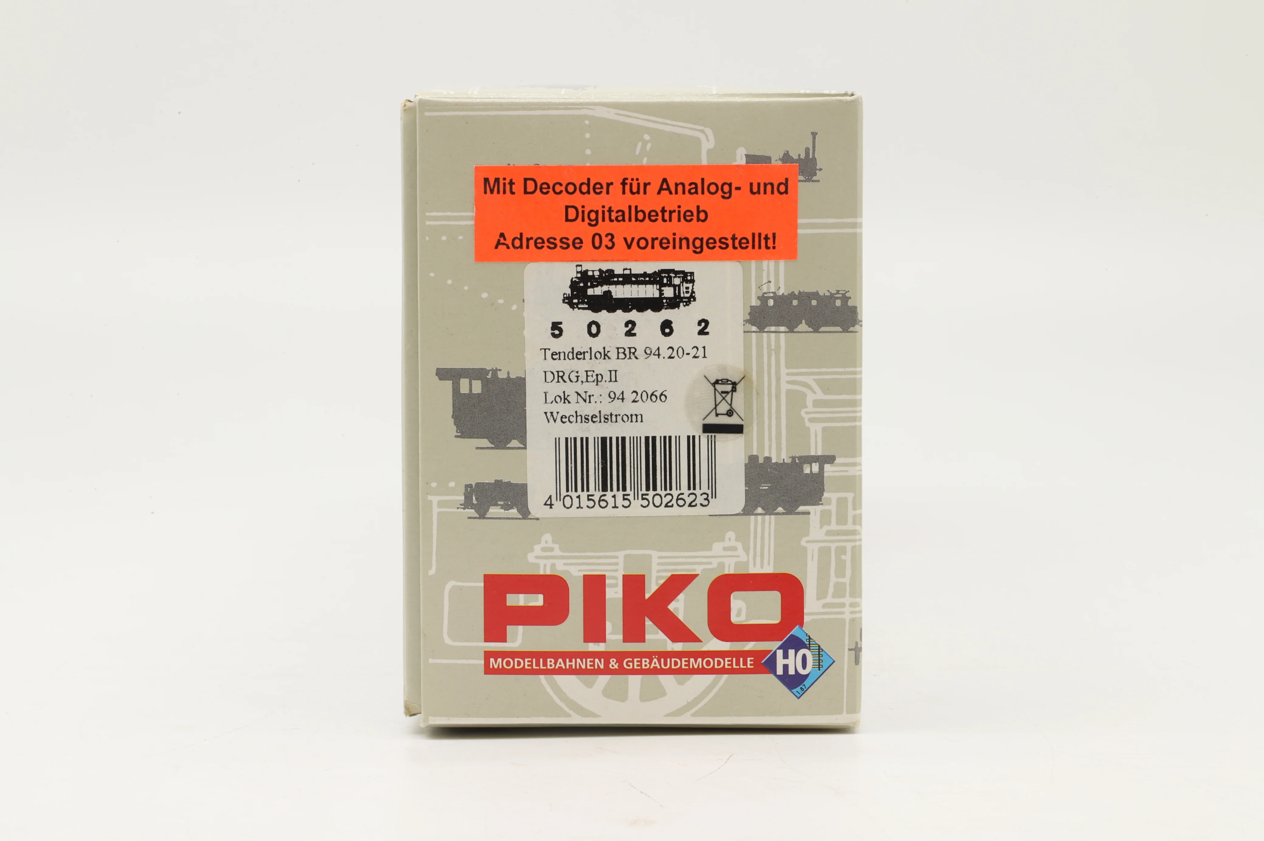 Piko HO 50262 BR 94 Steam Locomotive DCC Fitted 3 Rail - Image 7