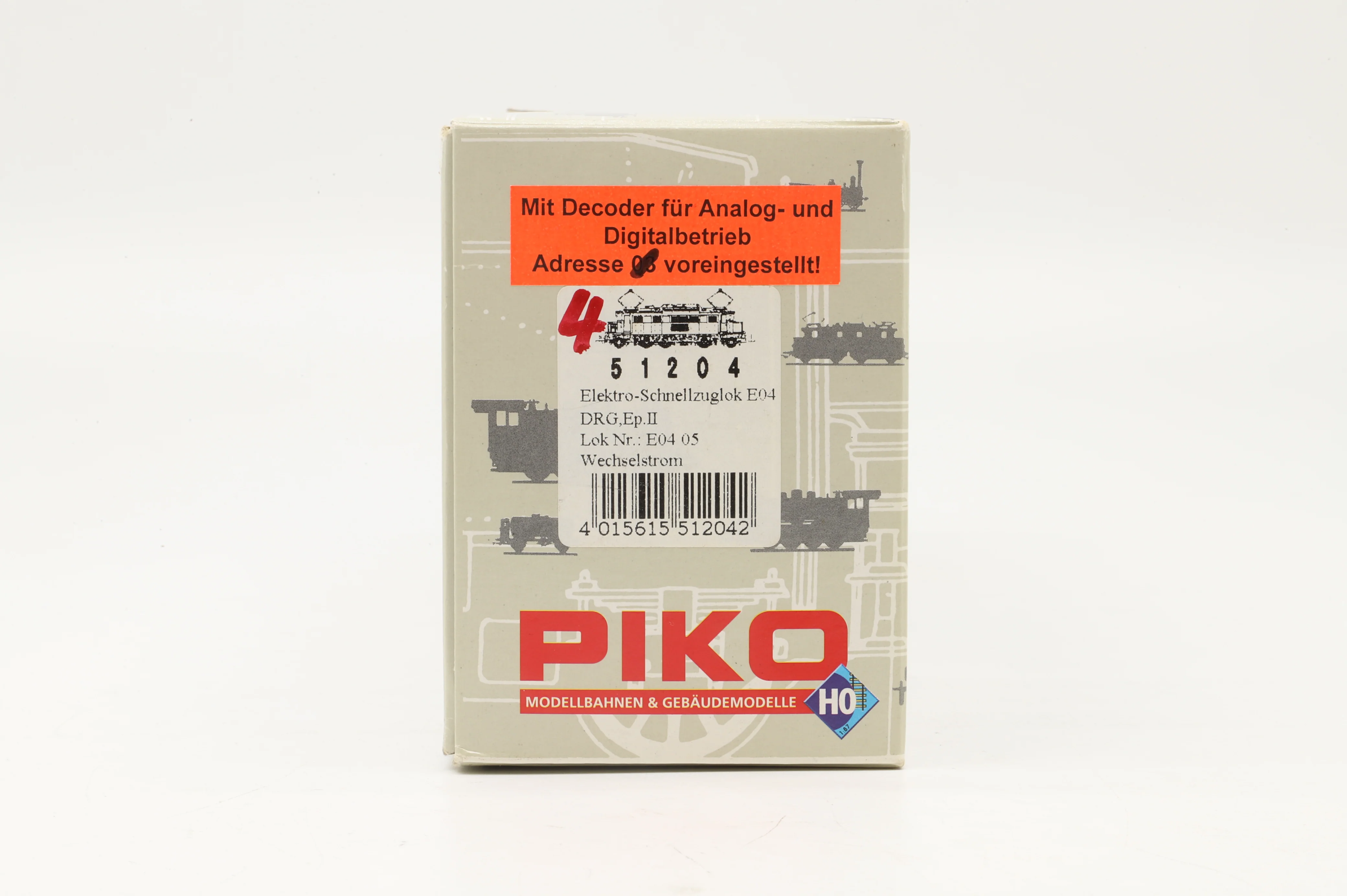 Piko HO 51204 E04 05 Electric Locomotive DCC Sound 3 Rail - Image 3