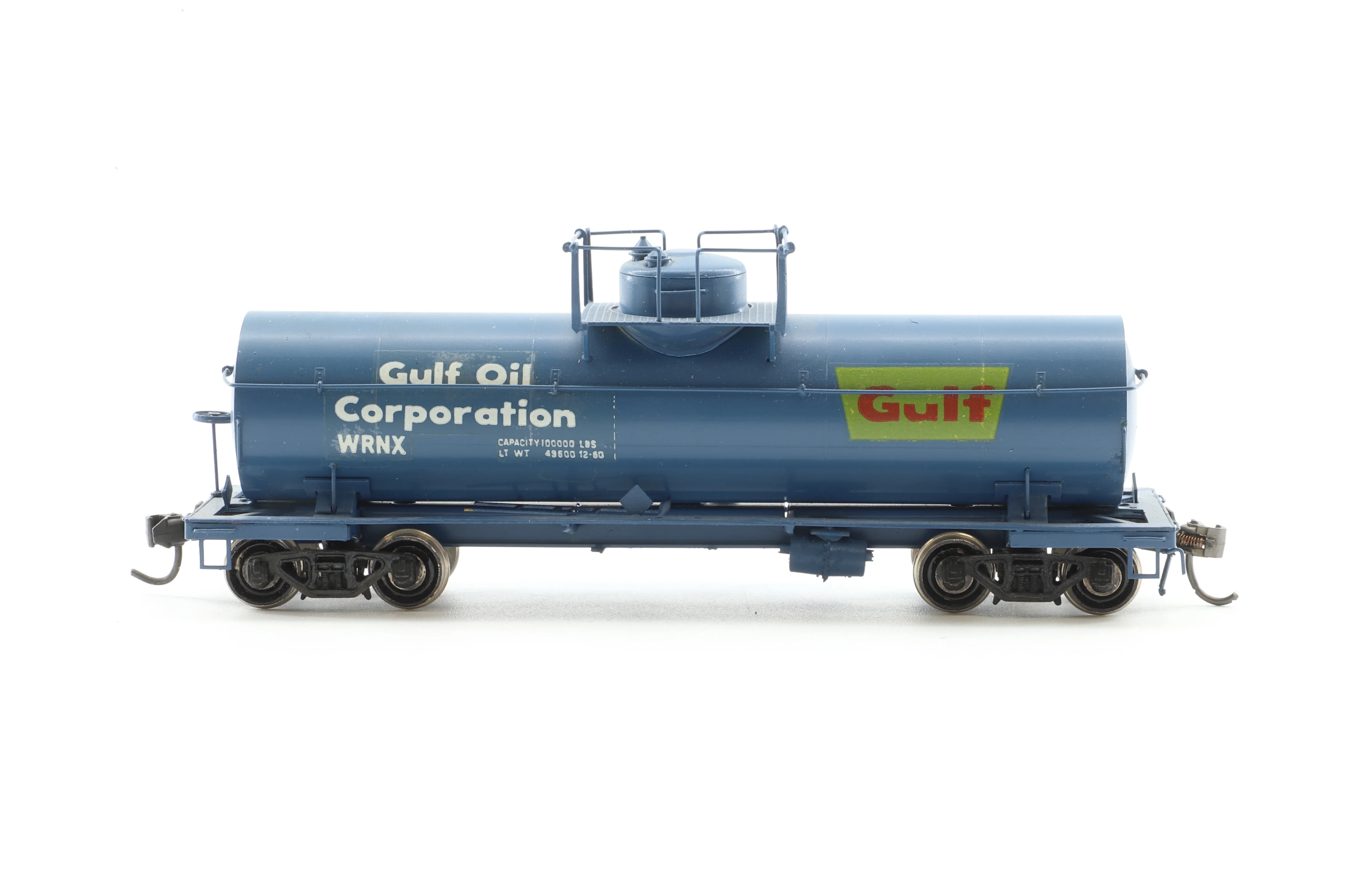 Precision Scale HO Brass Rake Of 4 PSC 8,000 gal tank Cars "GULF" - Image 22