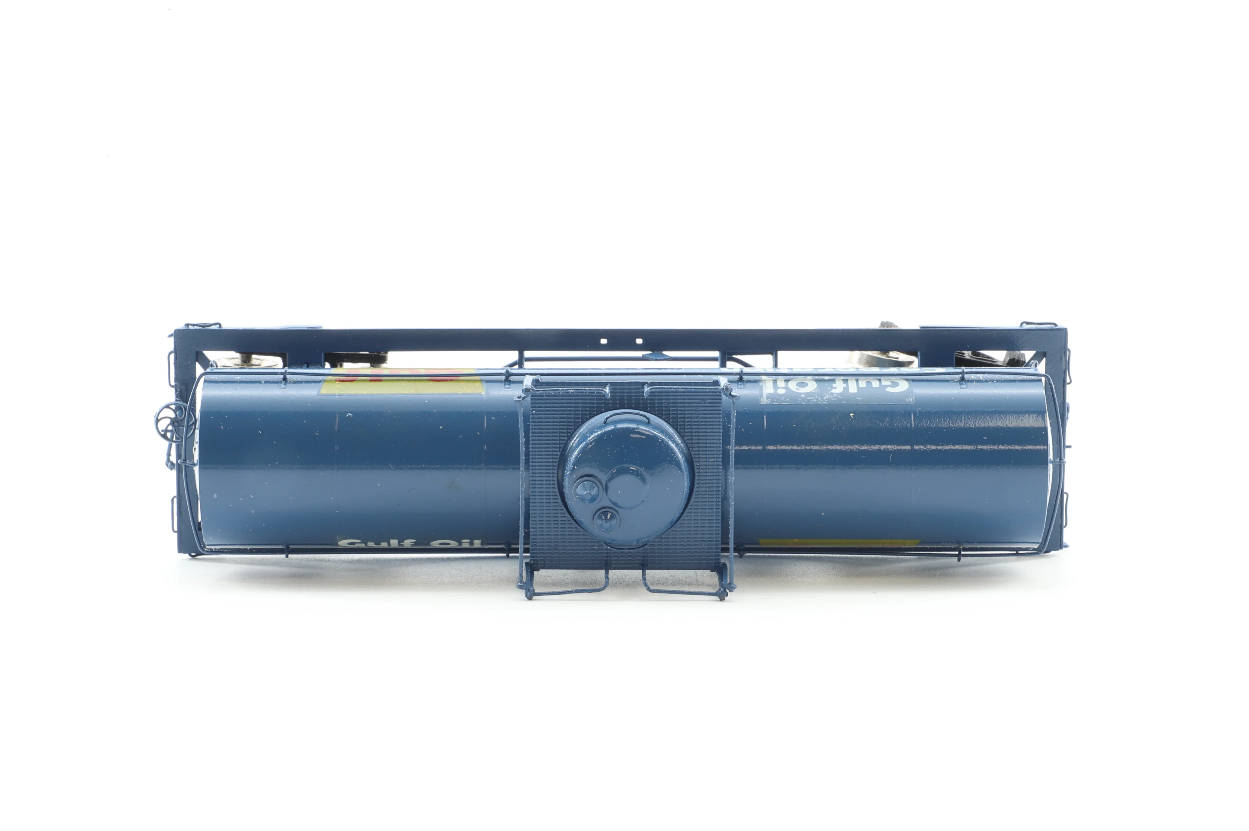Precision Scale HO Brass Rake Of 4 PSC 8,000 gal tank Cars "GULF" - Image 7