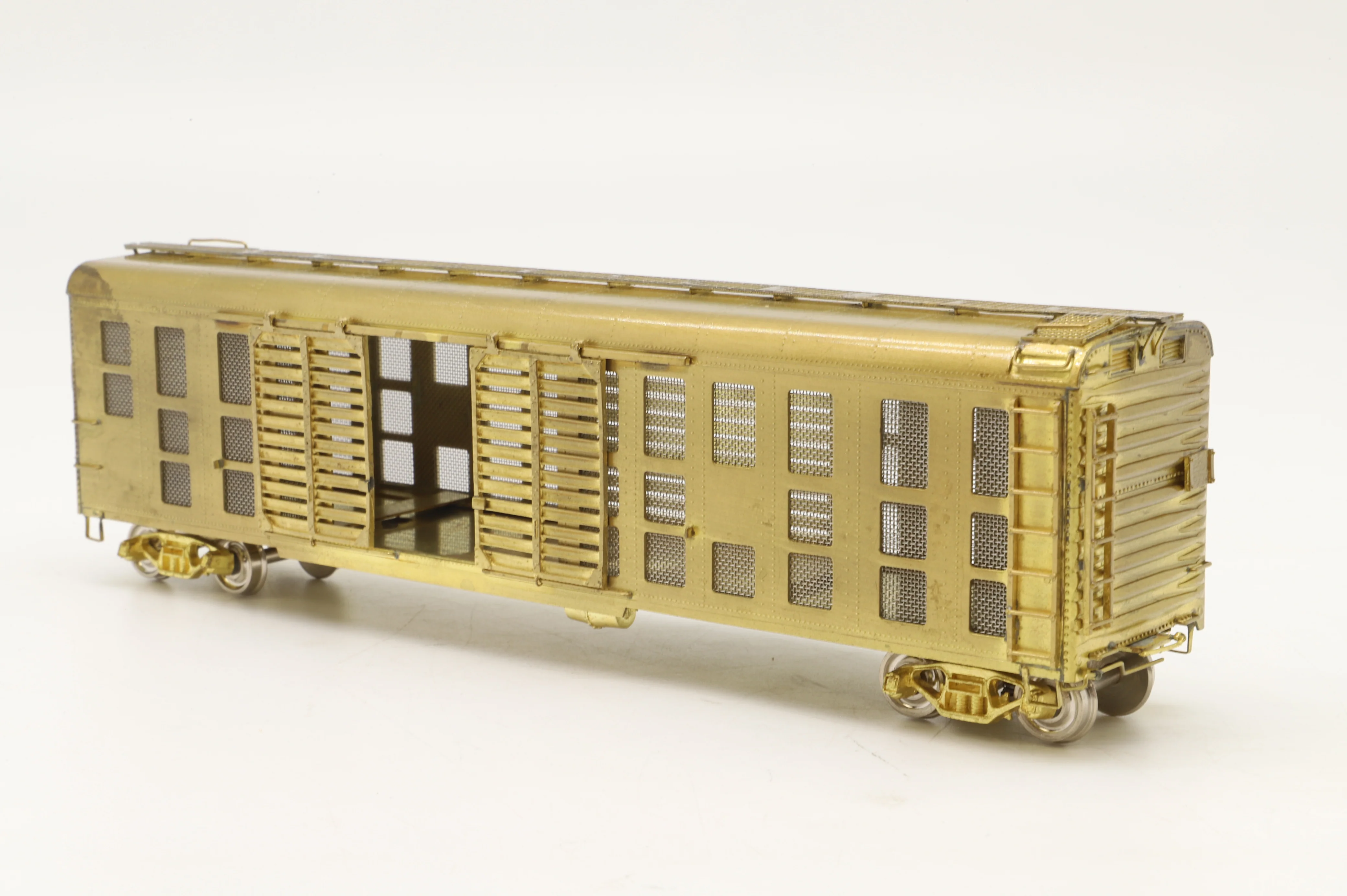 Railworks HO Brass K-9A 50' Wagon Unpainted Brass - Image 2