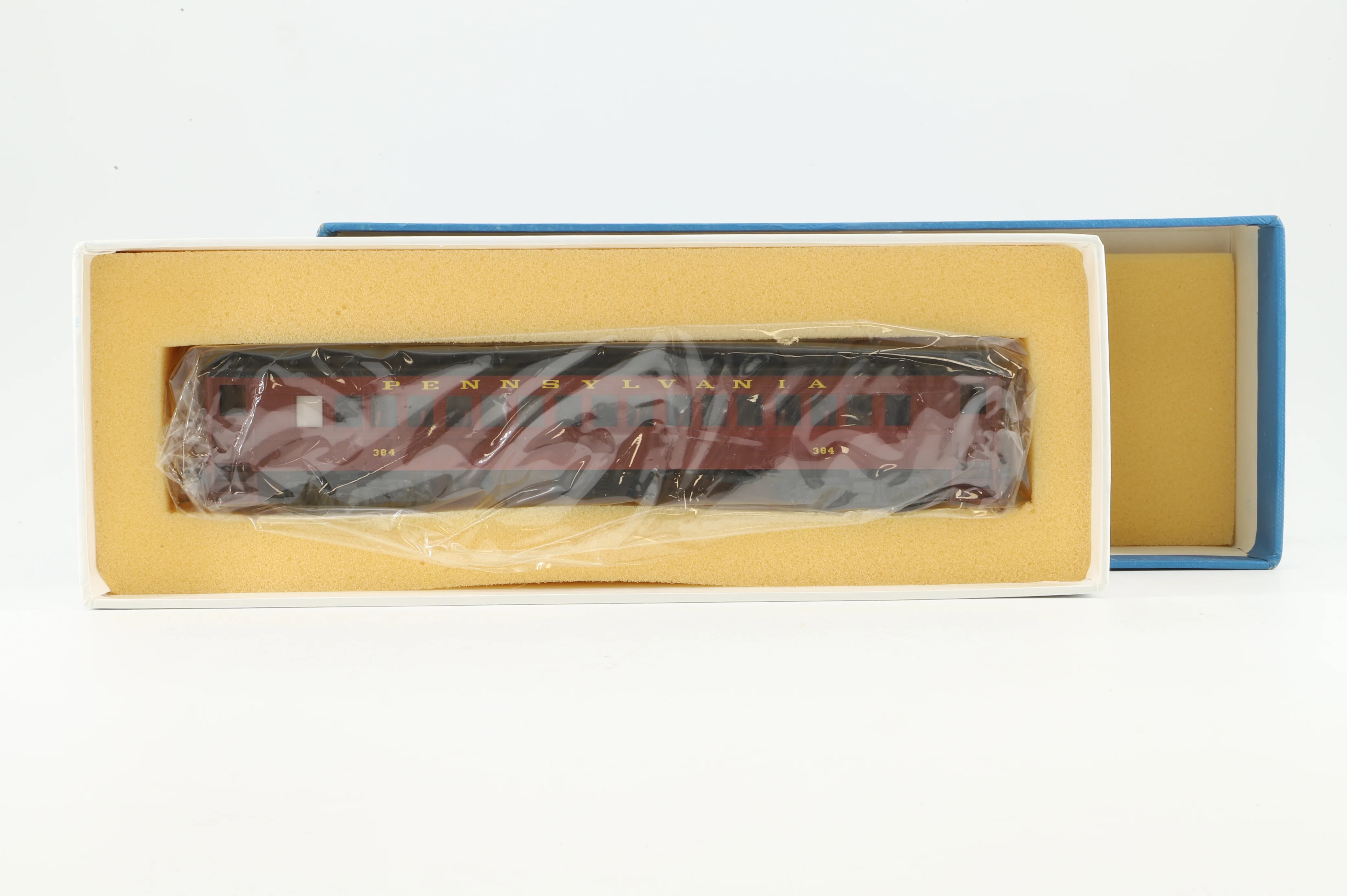 Railworks Ltd HO Brass Passenger Car PRR P54 Coach w/ Interior '384' - Image 5