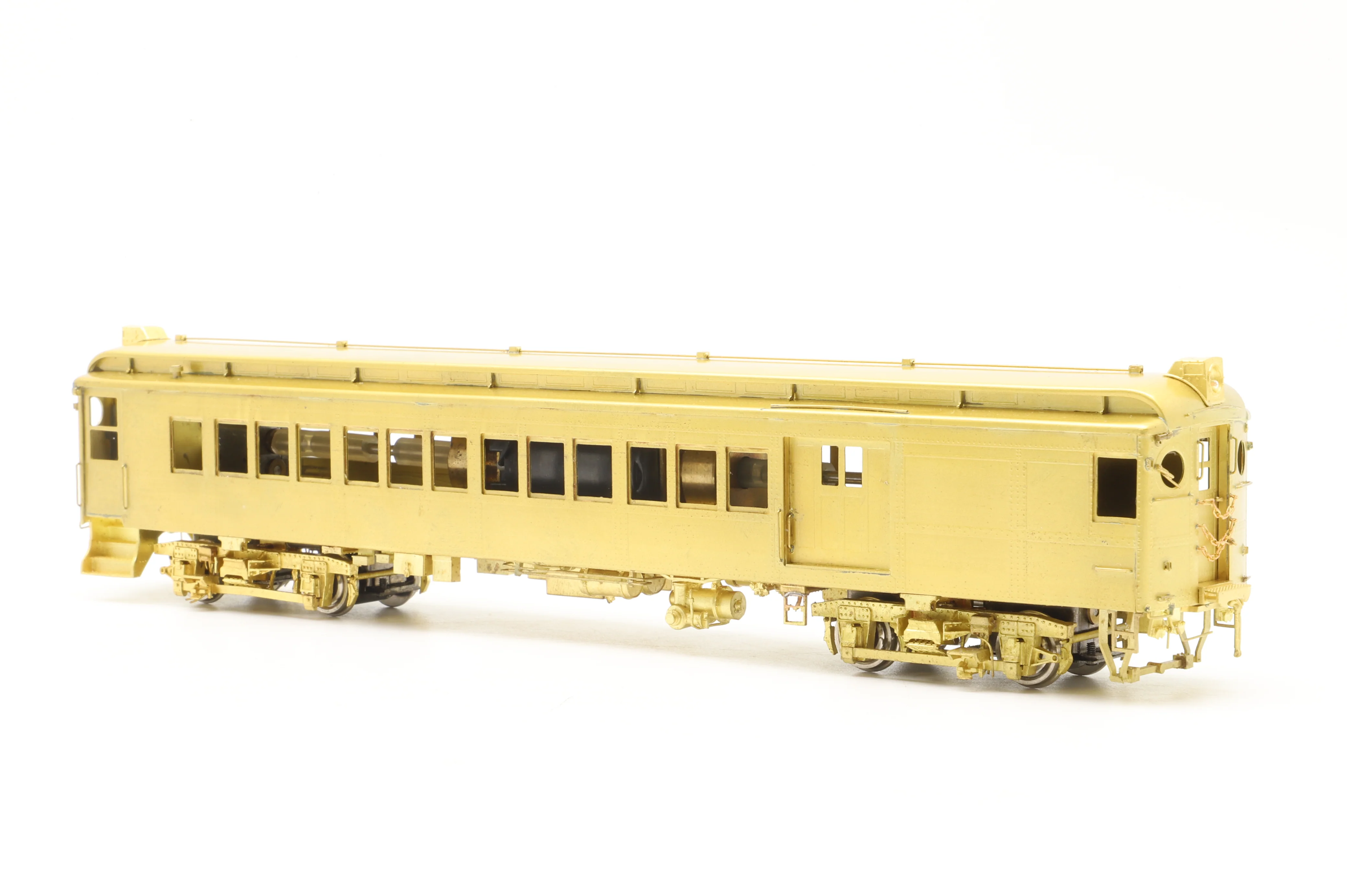 Railworks Ltd HO Brass R-258 L.I.R.R MP-54 'MU' Cars Coach & Combine Set Unpainted - Image 3