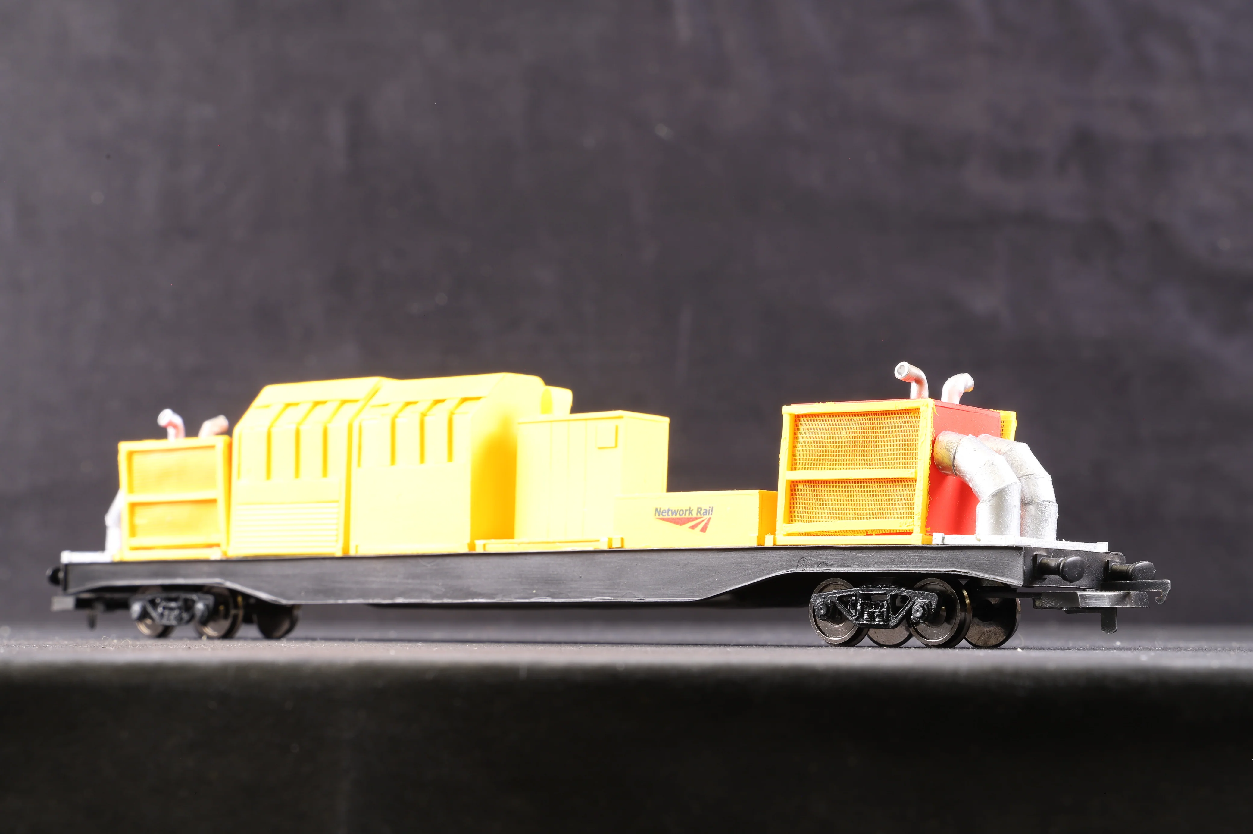Scratchbuilt OO Network Rail Snowblower YXA wagon '7095940141' - Image 2