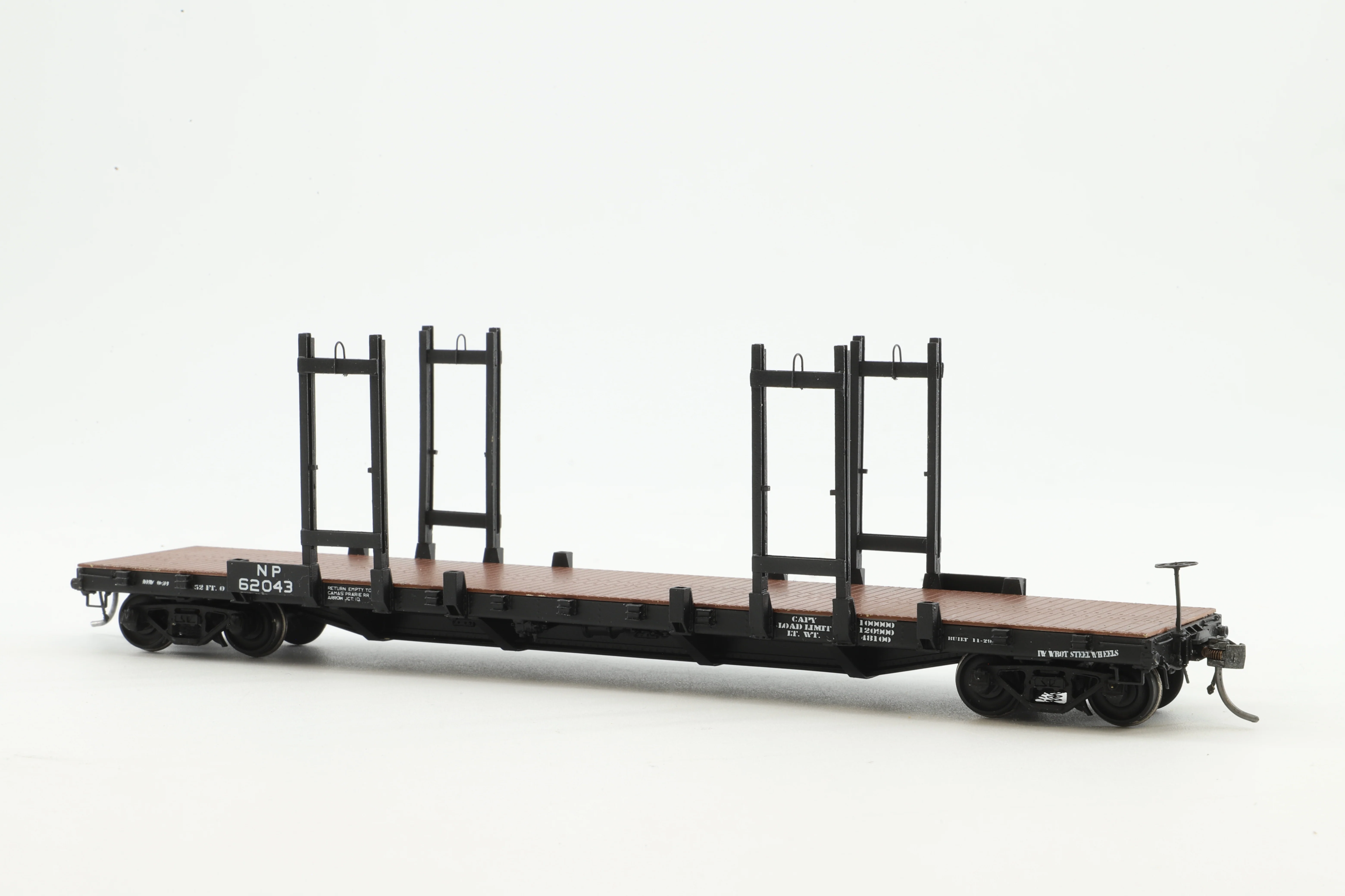 W&R Enterprises HO Brass 3235 Log & Pole Car NP 52' '62043'