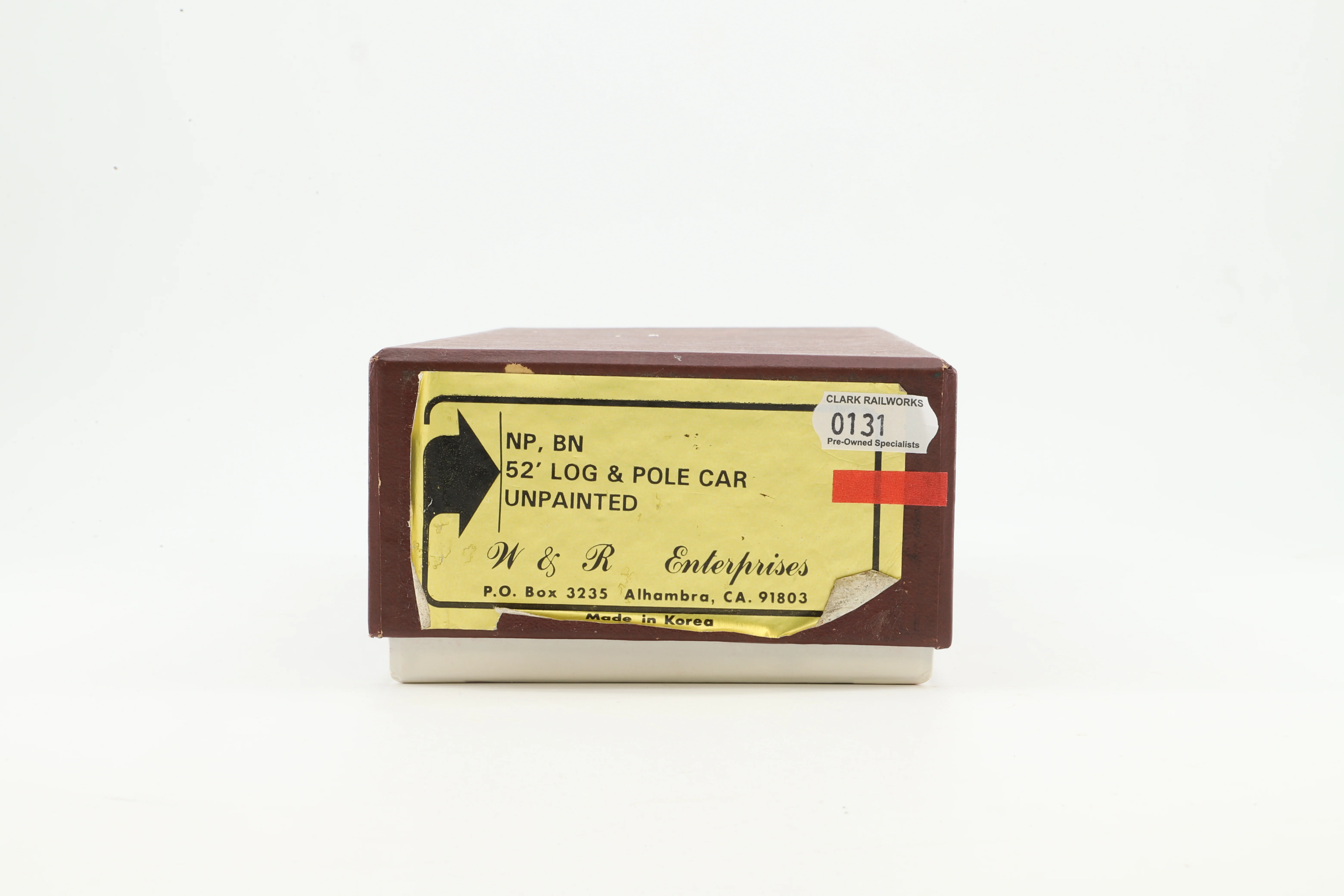 W&R Enterprises HO Brass 3235 Log & Pole Car NP 52' '62076' - Image 5