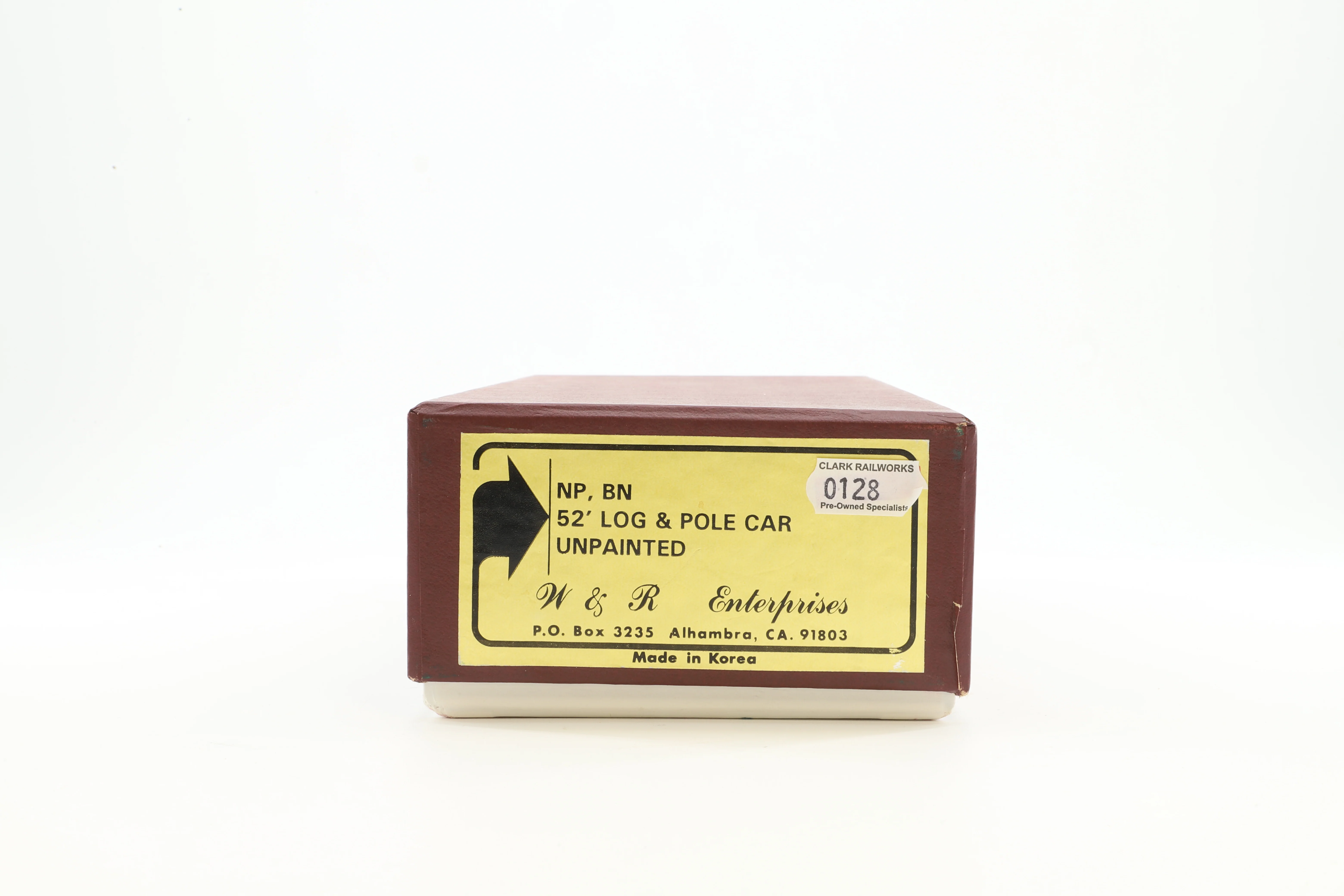 W&R Enterprises HO Brass 3235 Log & Pole Car NP 52' Pro Paint - Image 5