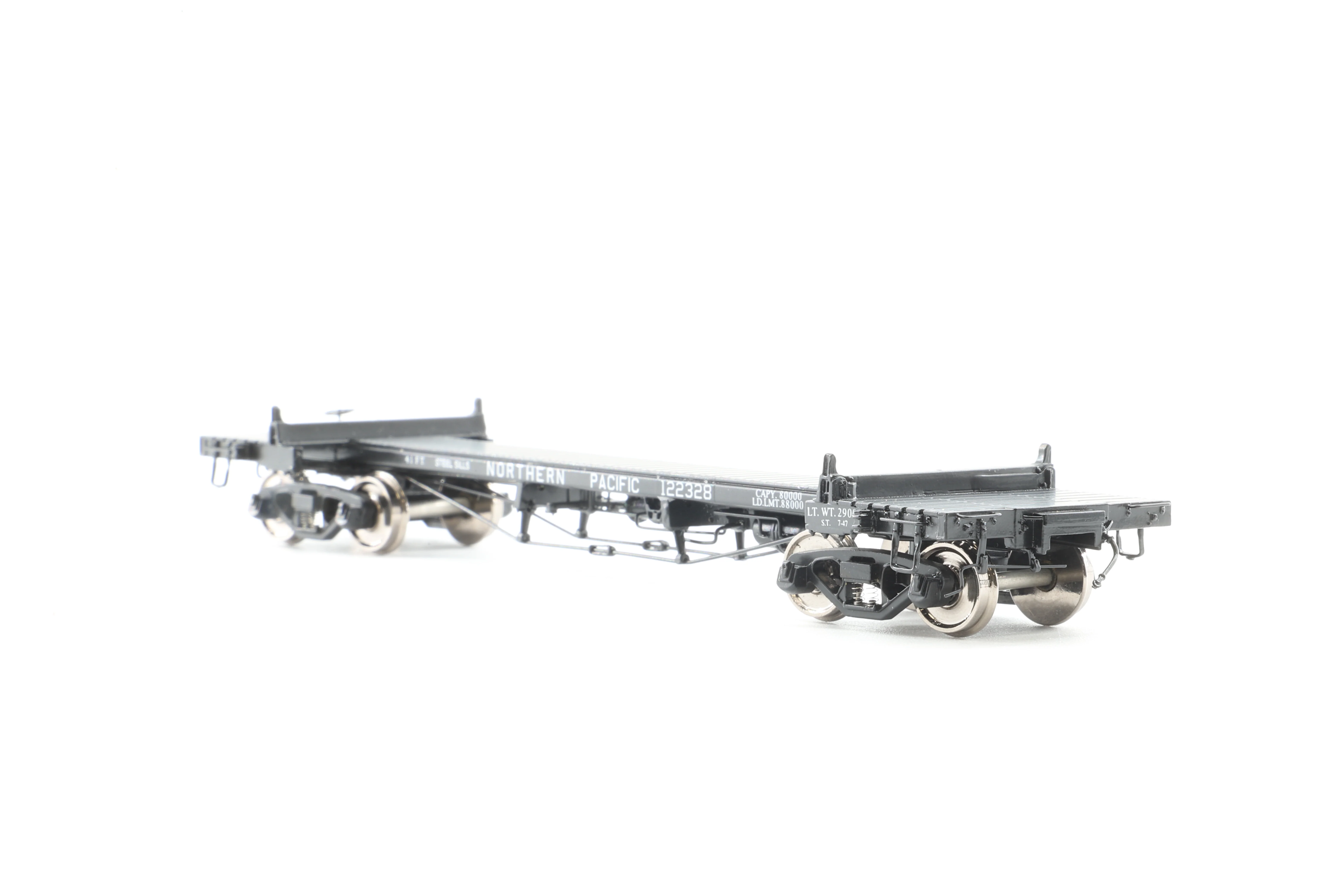 W&R Enterprises HO Brass Truss Rod Log Car Northern Pacific Set of 3 - Image 2