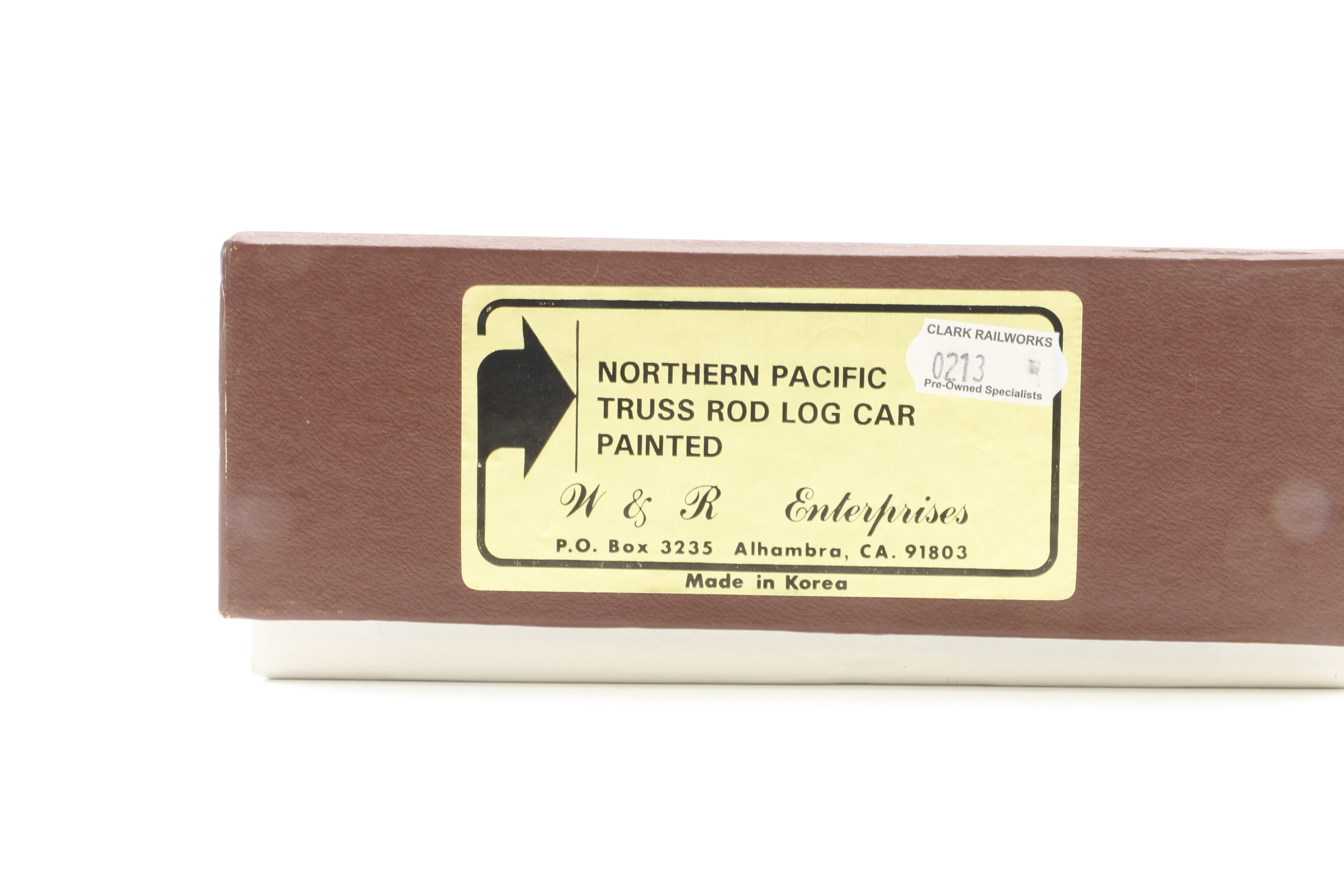 W&R Enterprises HO Brass Truss Rod Log Car Northern Pacific Set of 3 - Image 6