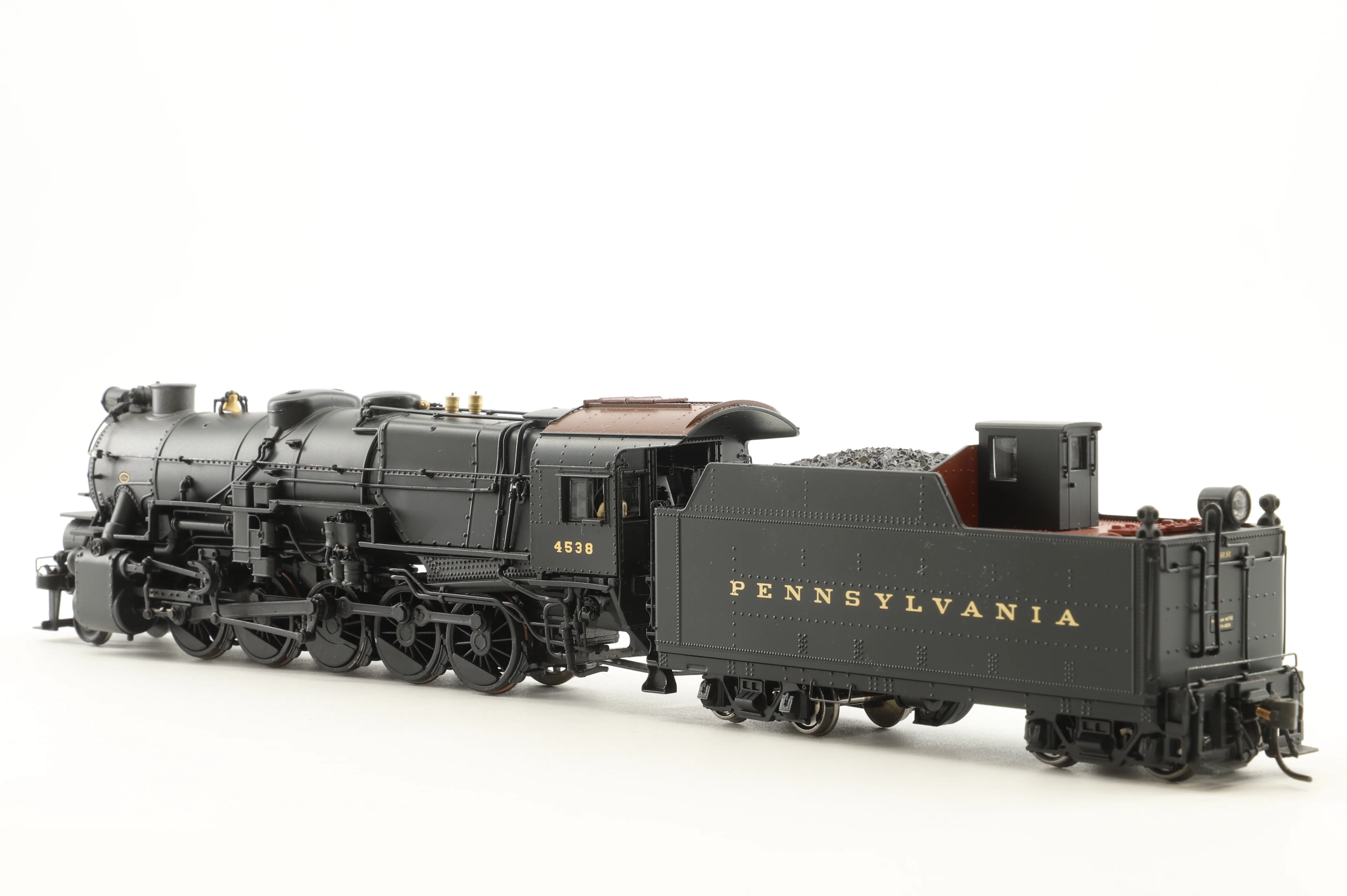 WORKSHOP Broadway Limited/PCM HO 092 I1SA 2-10-0 No.4538 in PRR Black - Non-Runner - Image 5