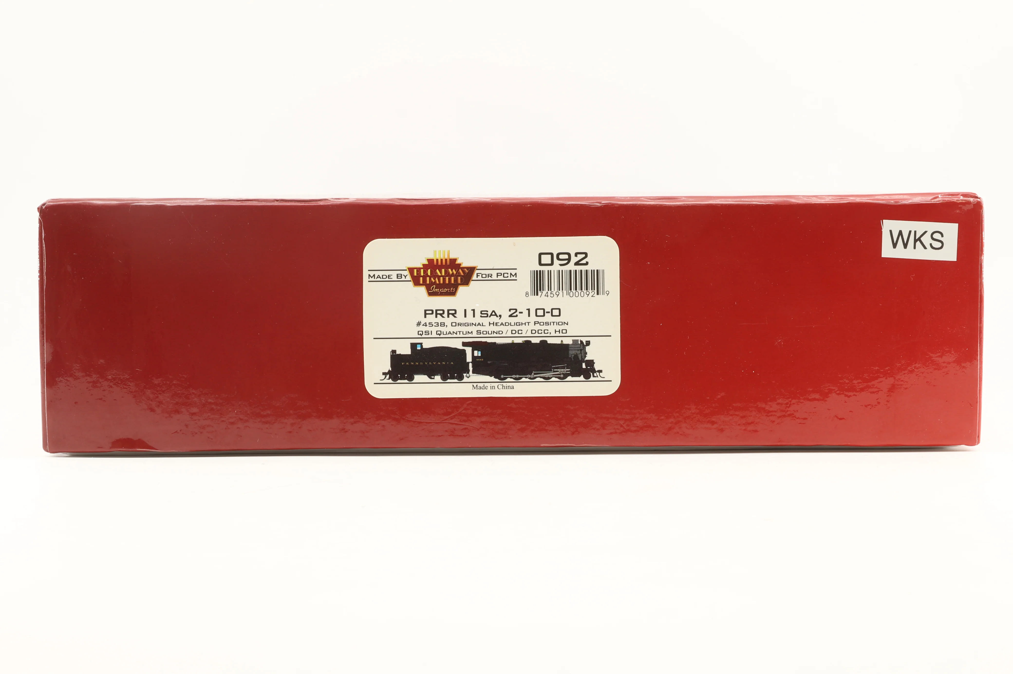 WORKSHOP Broadway Limited/PCM HO 092 I1SA 2-10-0 No.4538 in PRR Black - Non-Runner - Image 7