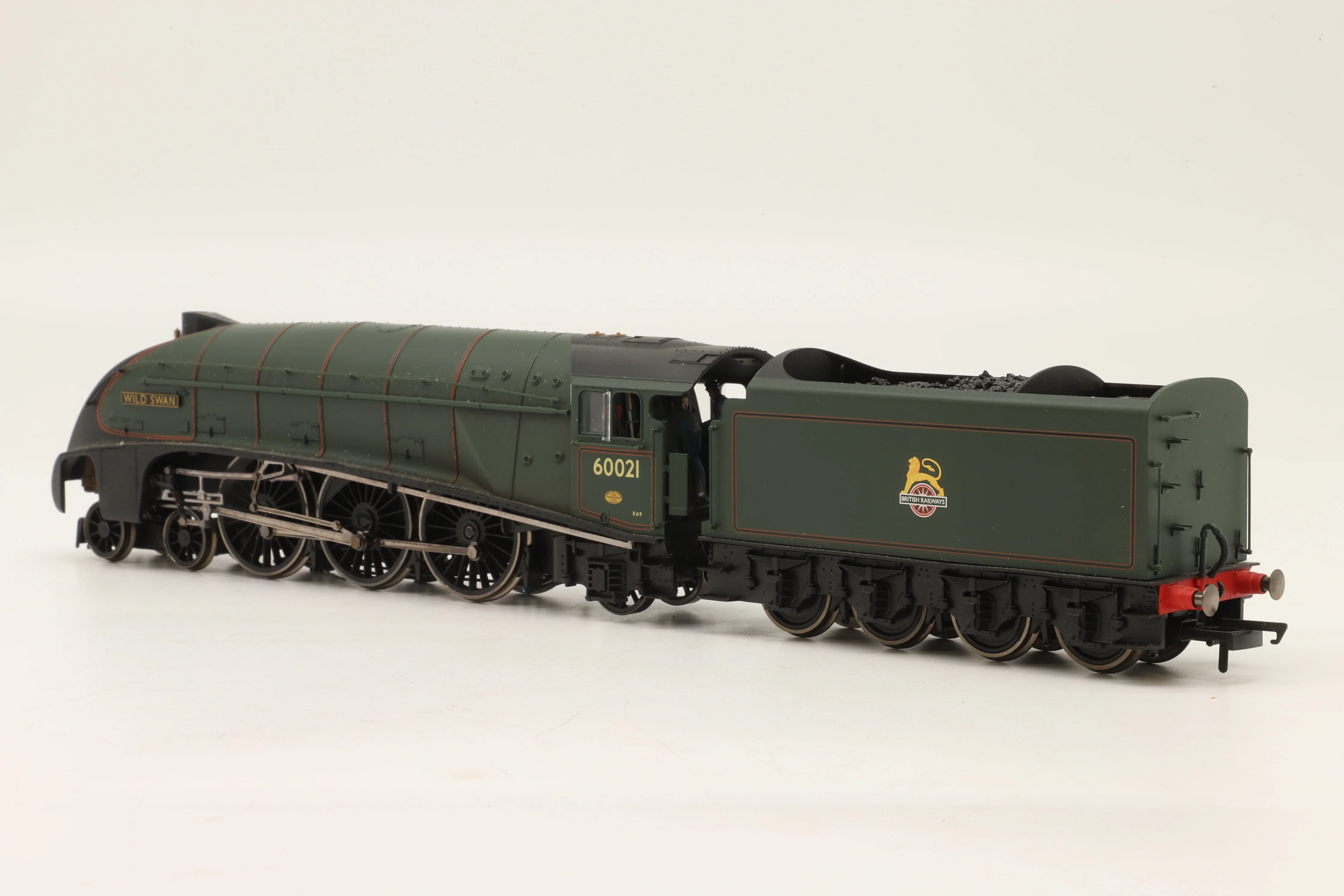 WORKSHOP Hornby OO R2615 Class A4 '60021' 'Wild Swan' BR Lined Green L/C DCC Fitted - Image 2