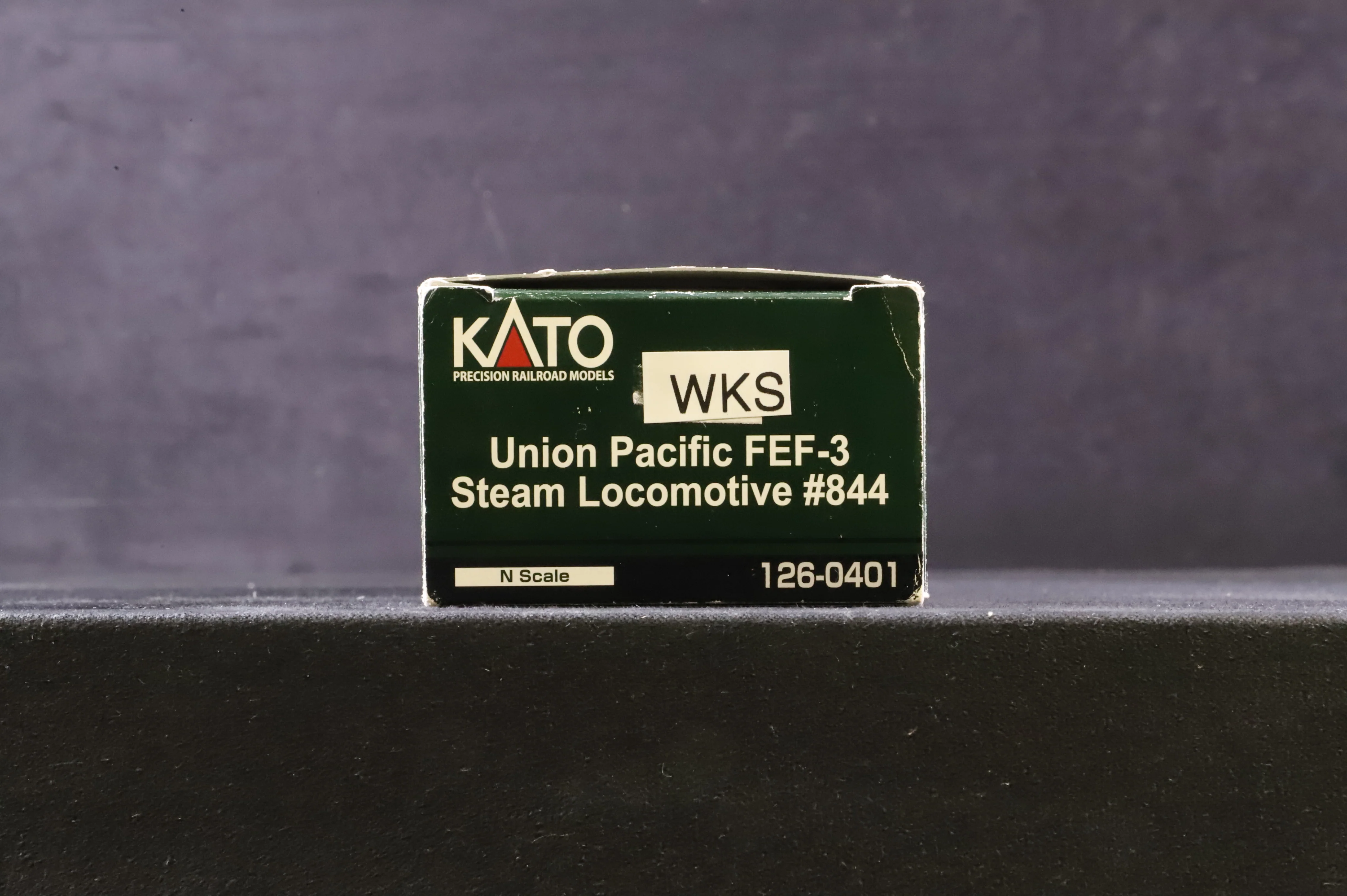 WORKSHOP Kato N Gauge 126-0401 FEF-3 Steam Loco No.844 in Union Pacific Black - Weathered - Image 7