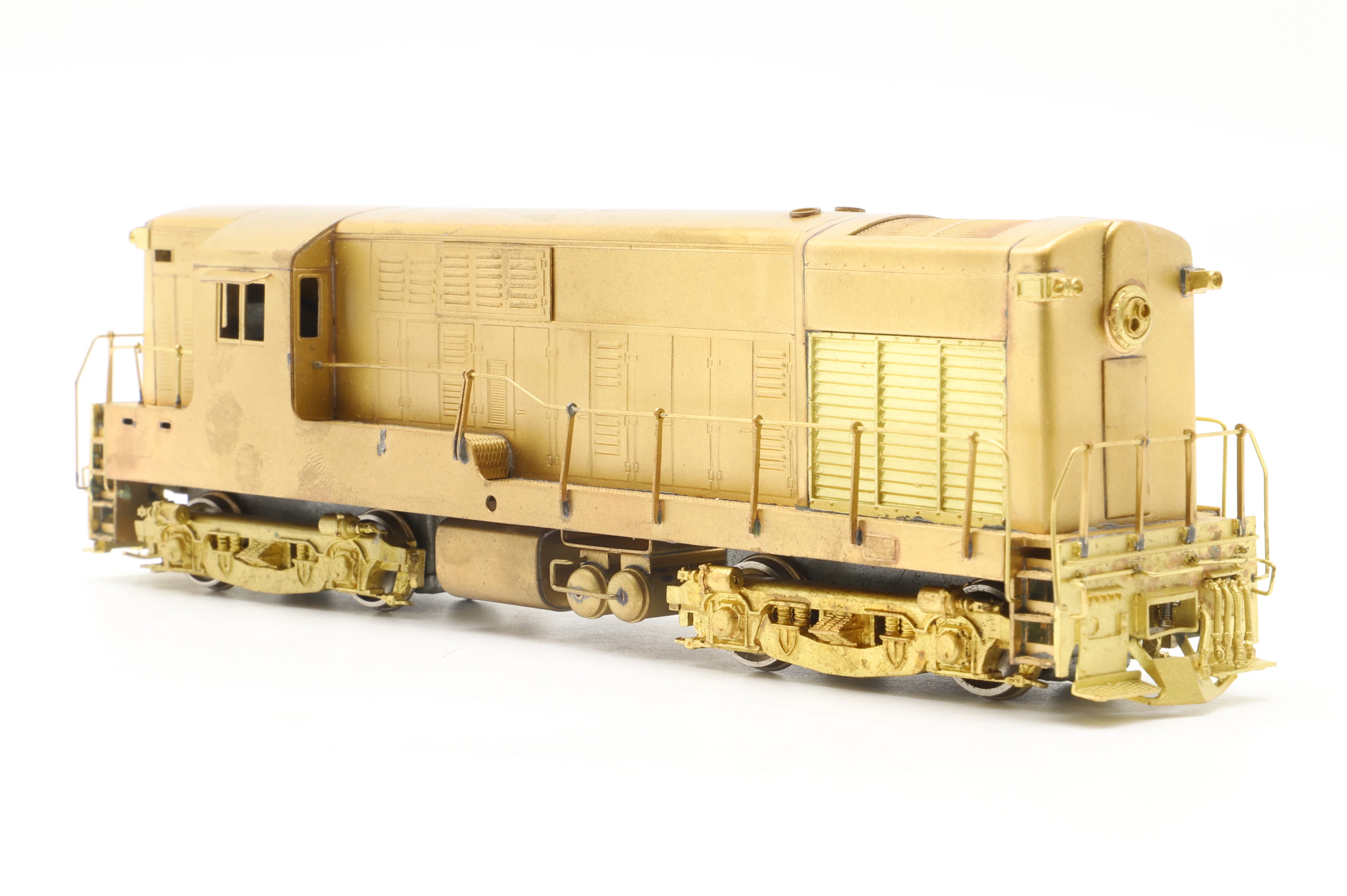 WORKSHOP Key Imports HO Brass H-16-44 Square Cab Diesel Locomotive Non Runner