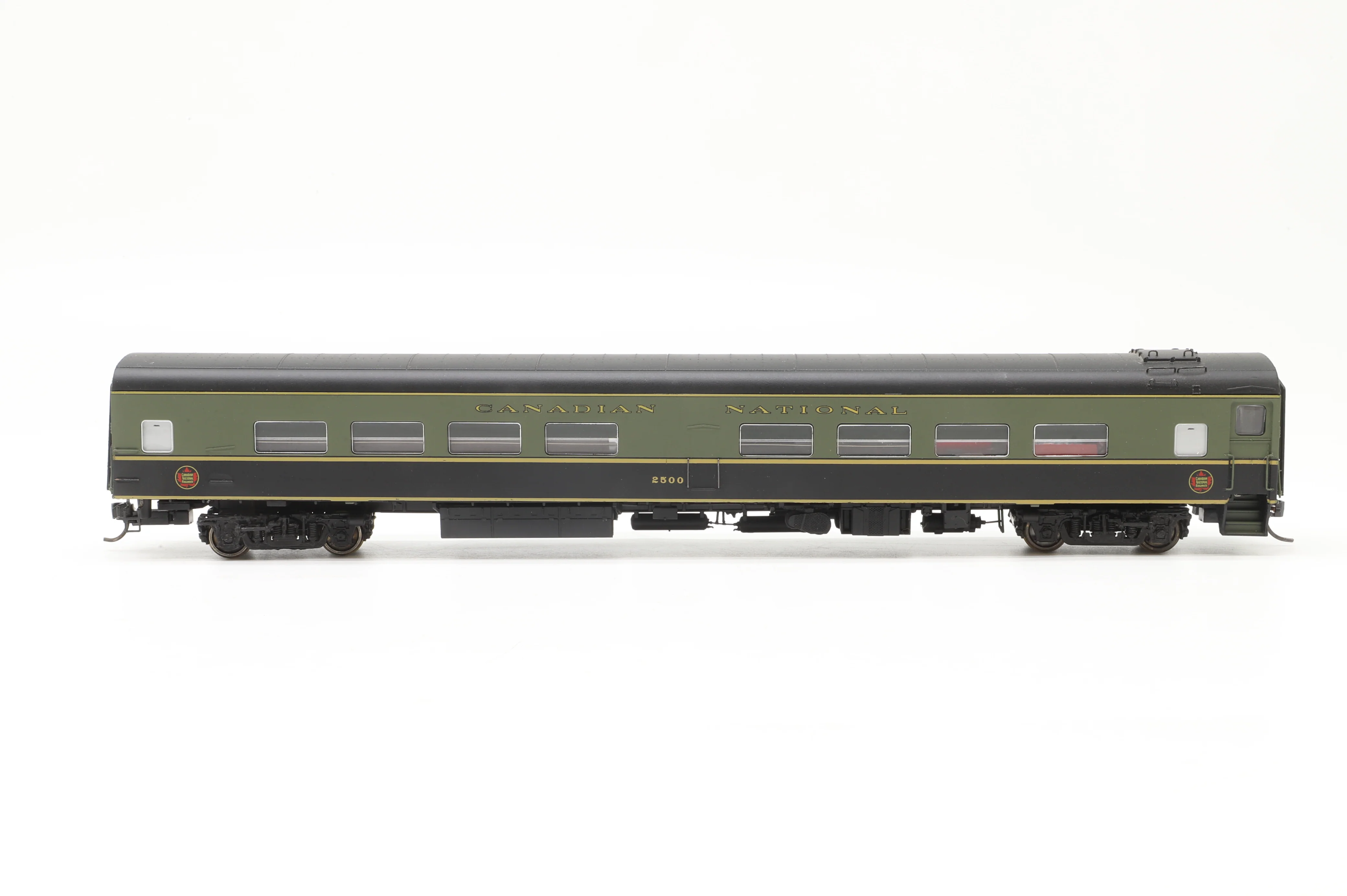 WORKSHOP W&R HO Brass Set of 2x Canadian National Coaches 2500/2508 - Image 2